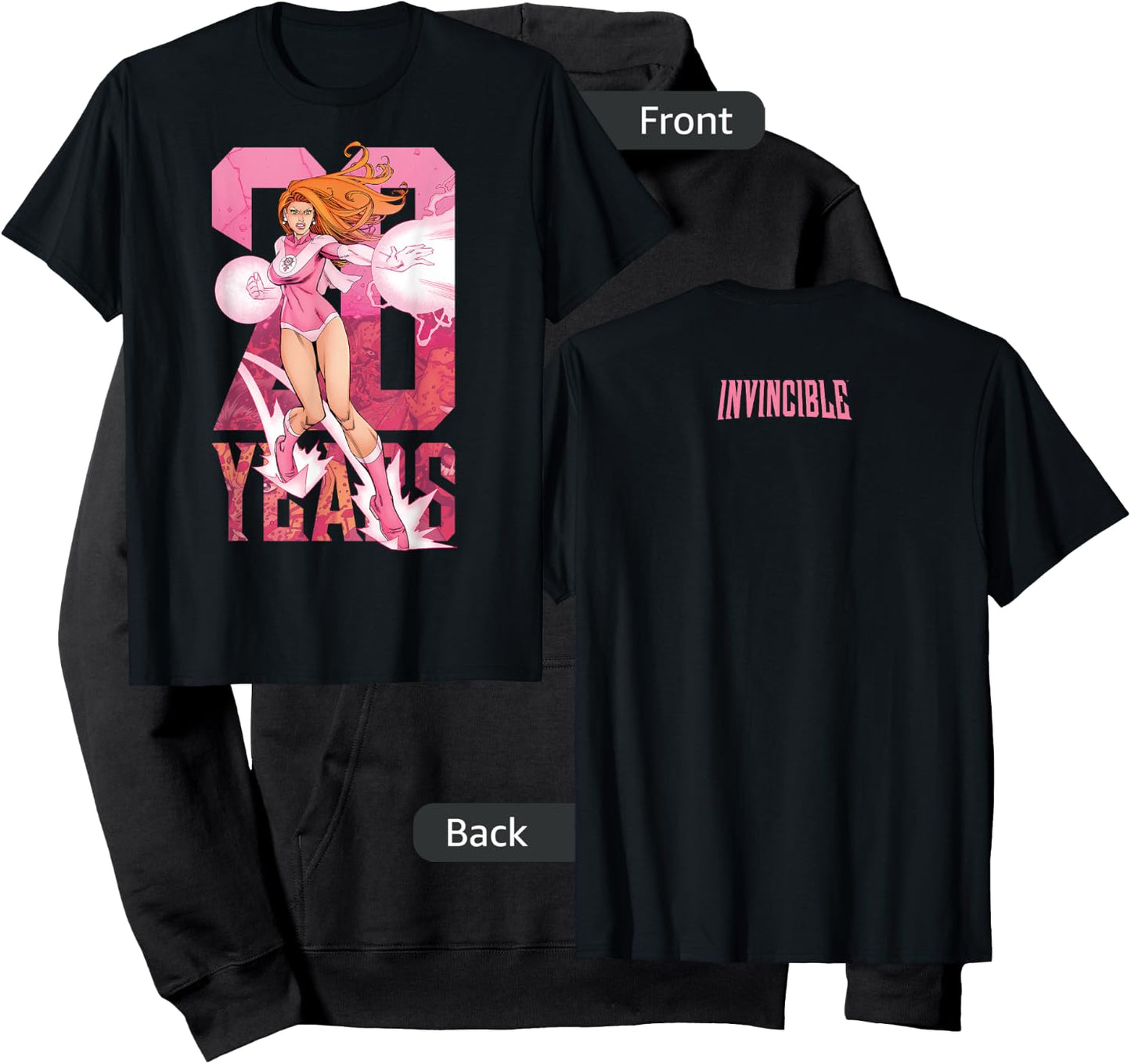 Invincible 20 Years - Atom Eve Hoodie - Hoodie | Black