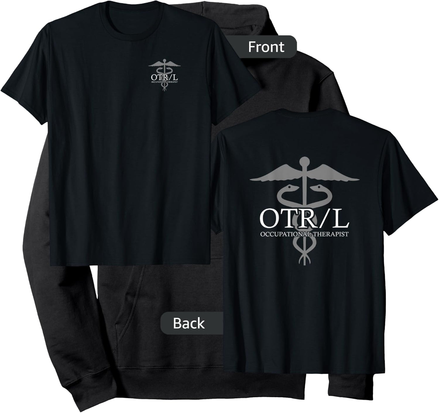 Occupational Therapist - Front/Back - Professional OTR/L Hoodie - Hoodie | Black