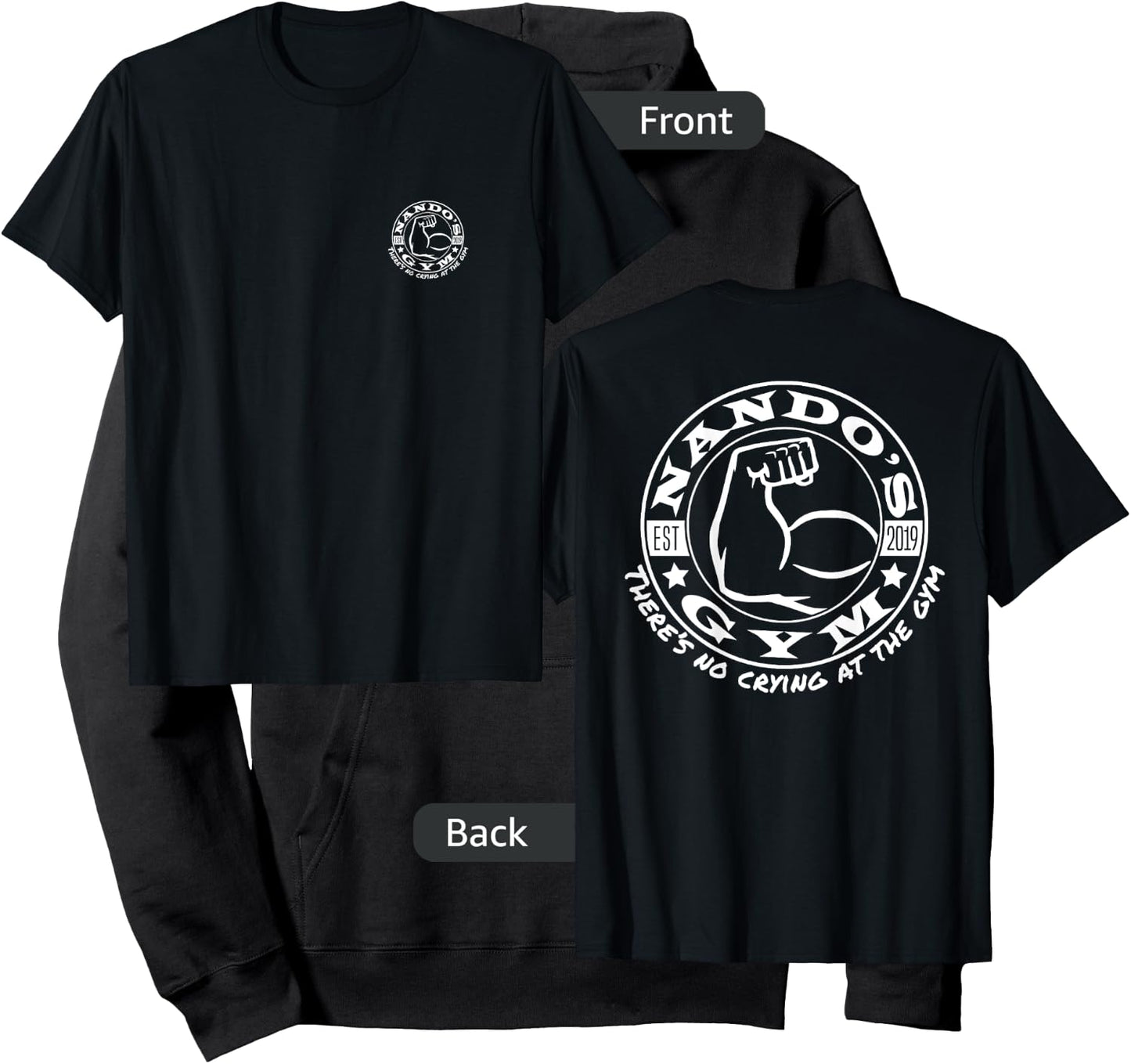 Nando's Gym - Ng003a Hoodie - Hoodie | Black