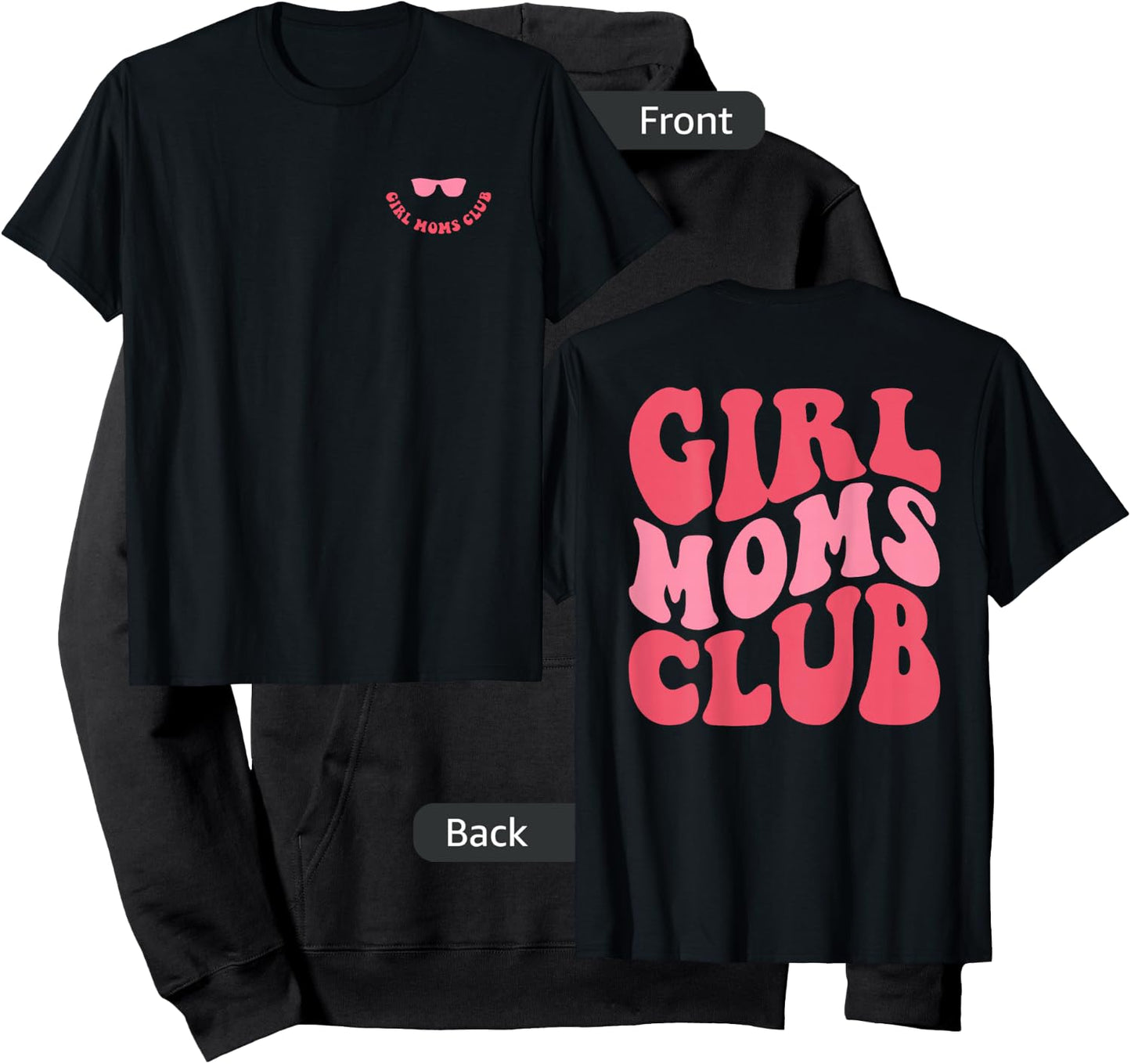 Girl Moms Club Hoodie - Hoodie | Black
