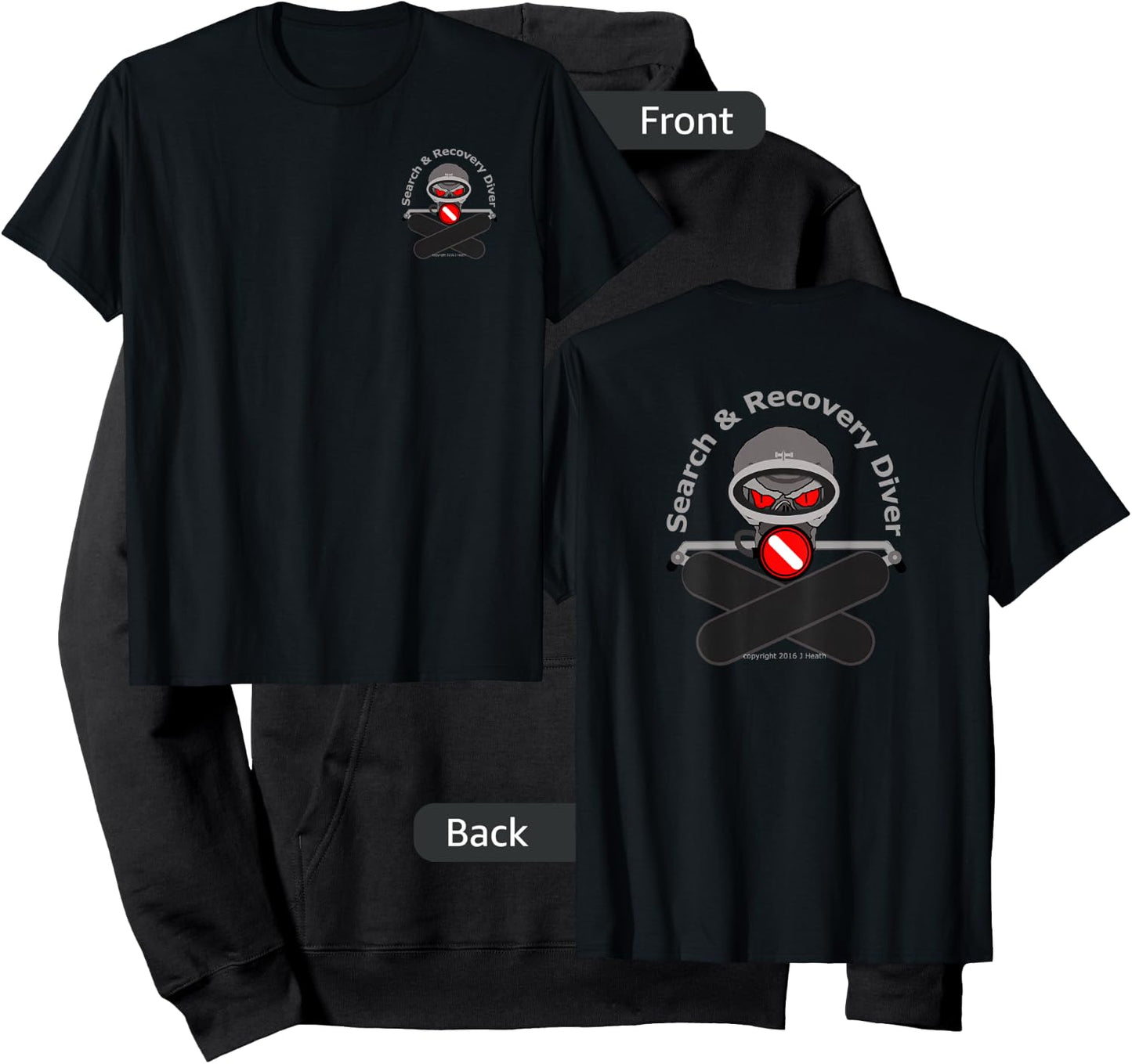 Search and Recovery Diver Hoodie - Hoodie | Black
