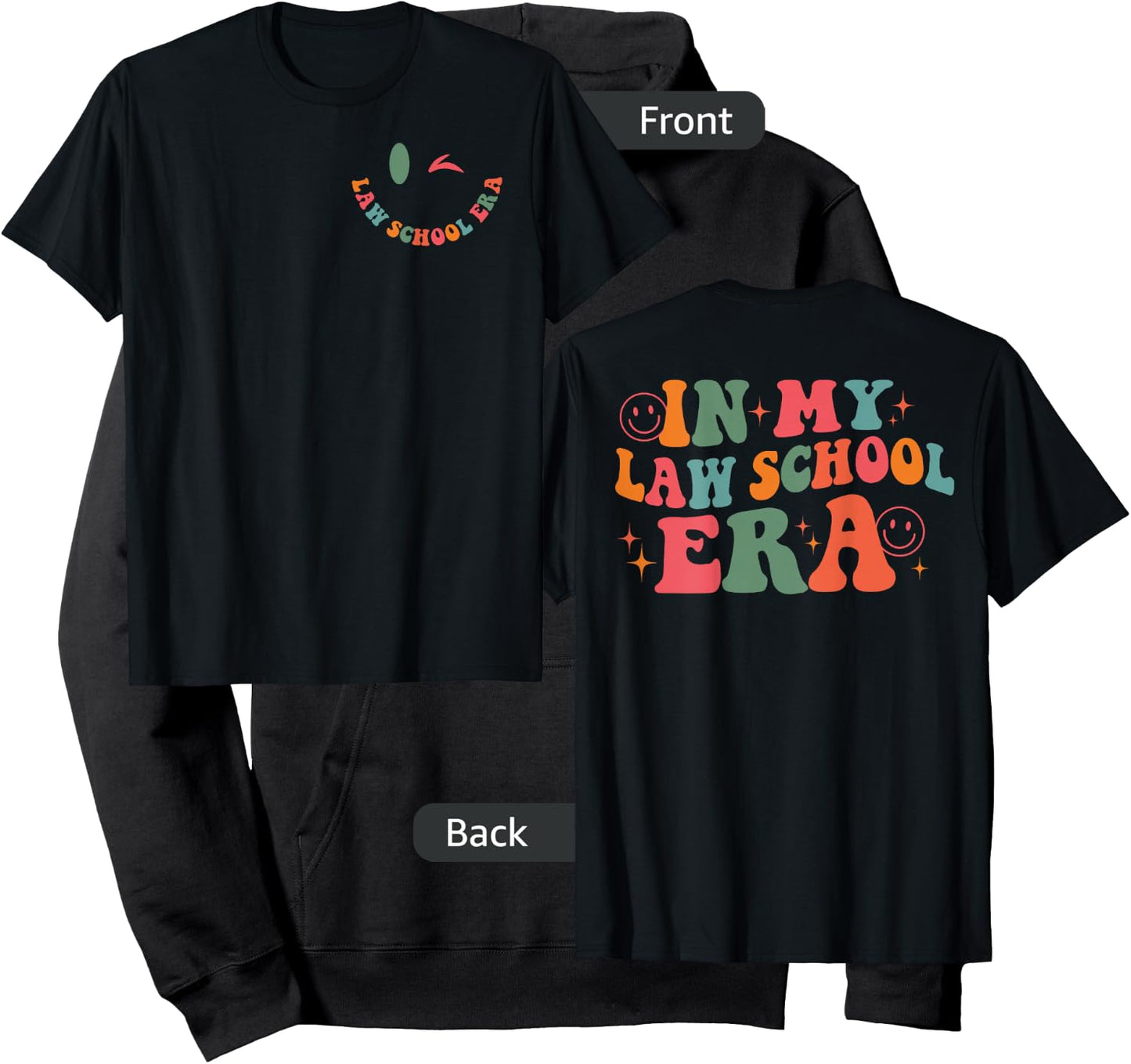 In My Law School Era Future Lawyer Student School Hoodie - Hoodie | Black