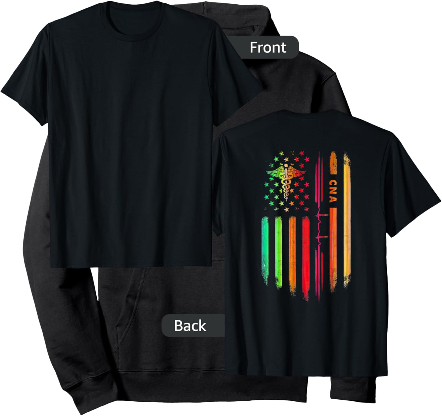 ON BACK Cna Flag Course I Am Crazy Do You Think A Sane Hoodie - Hoodie | Black