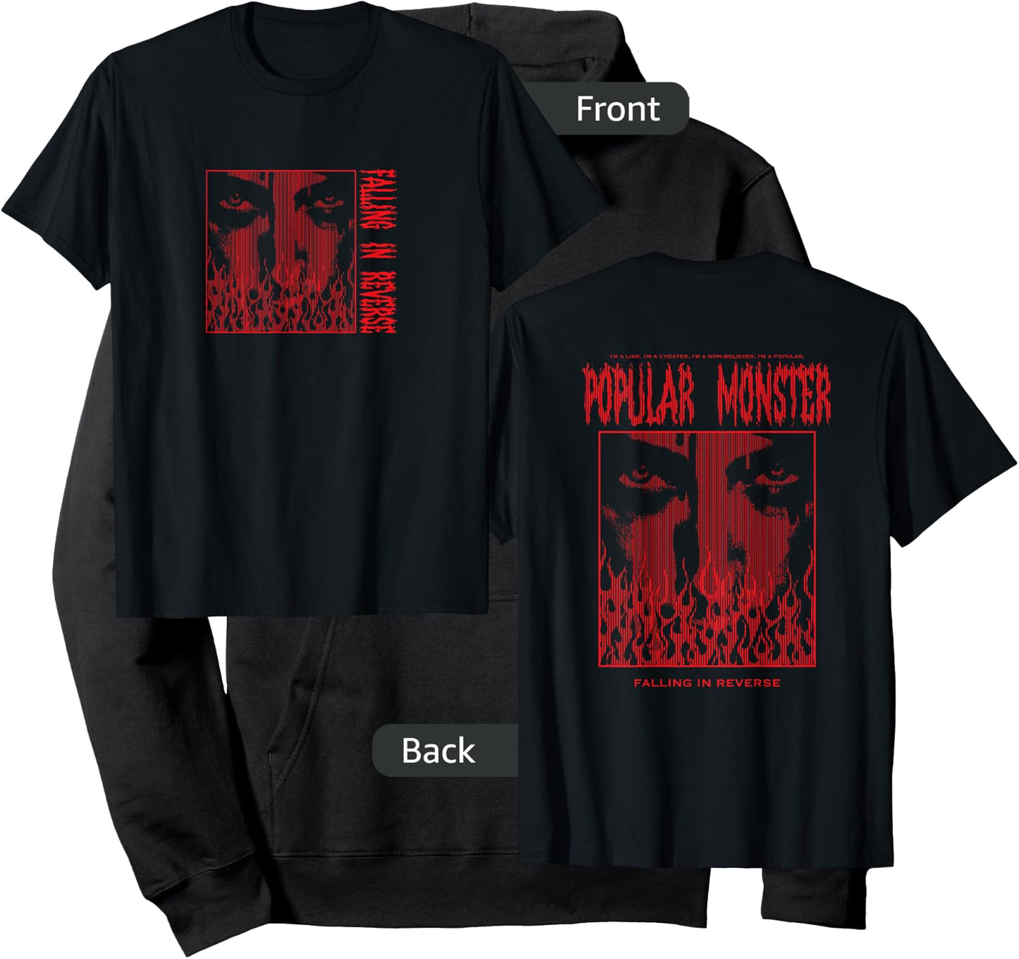 Falling In Reverse - Official Merchandise - Popular Monster Hoodie - Hoodie | Black