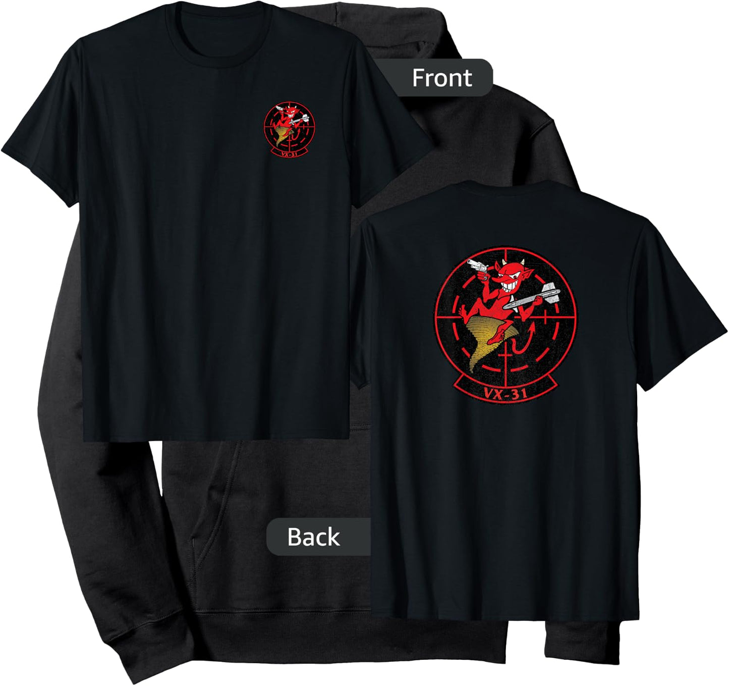 Air Test And Evaluation Squadron VX-31 DUST DEVILS Hoodie - Hoodie | Black