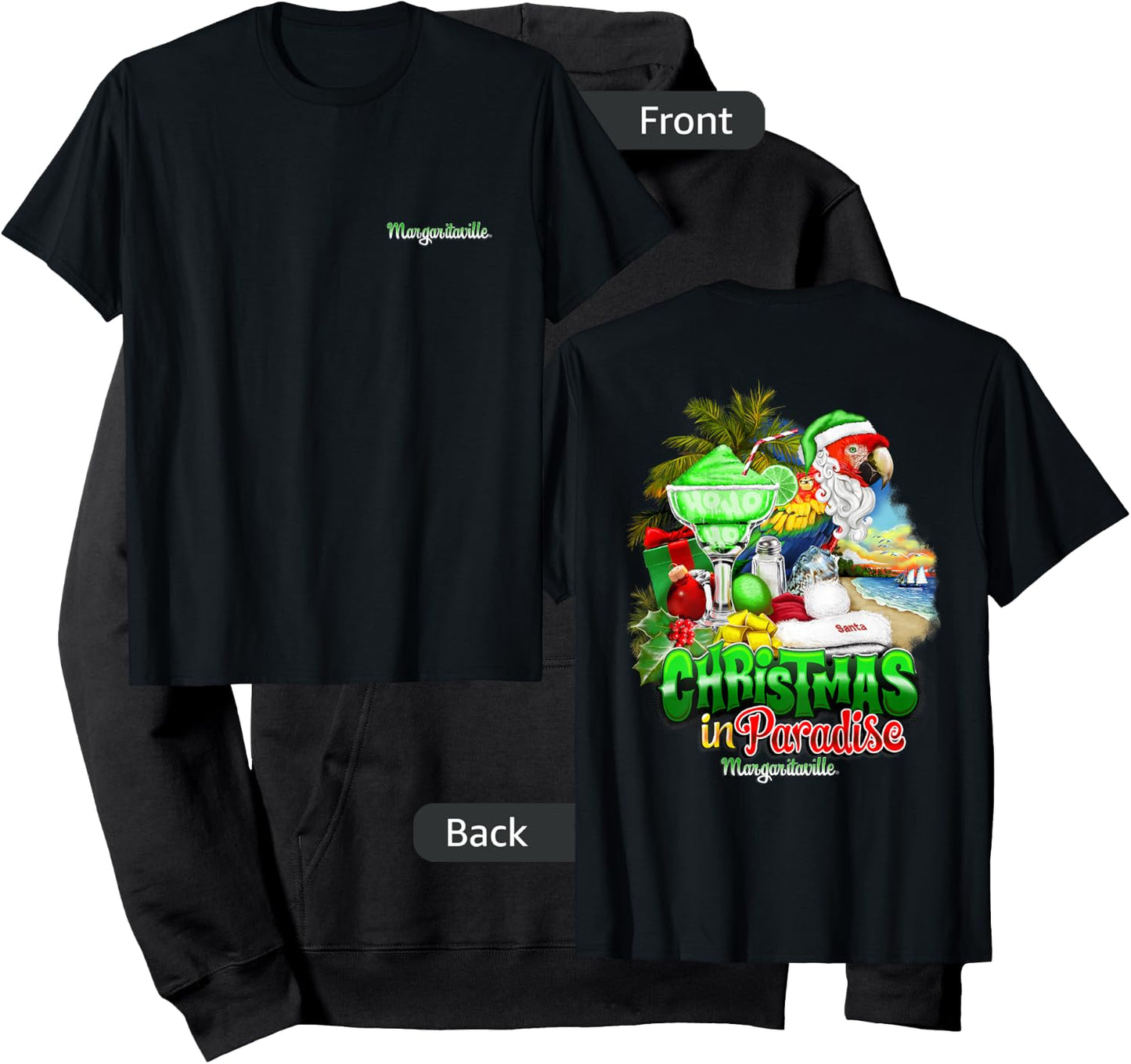 Christmas in Paradise Hoodie - Hoodie | Black