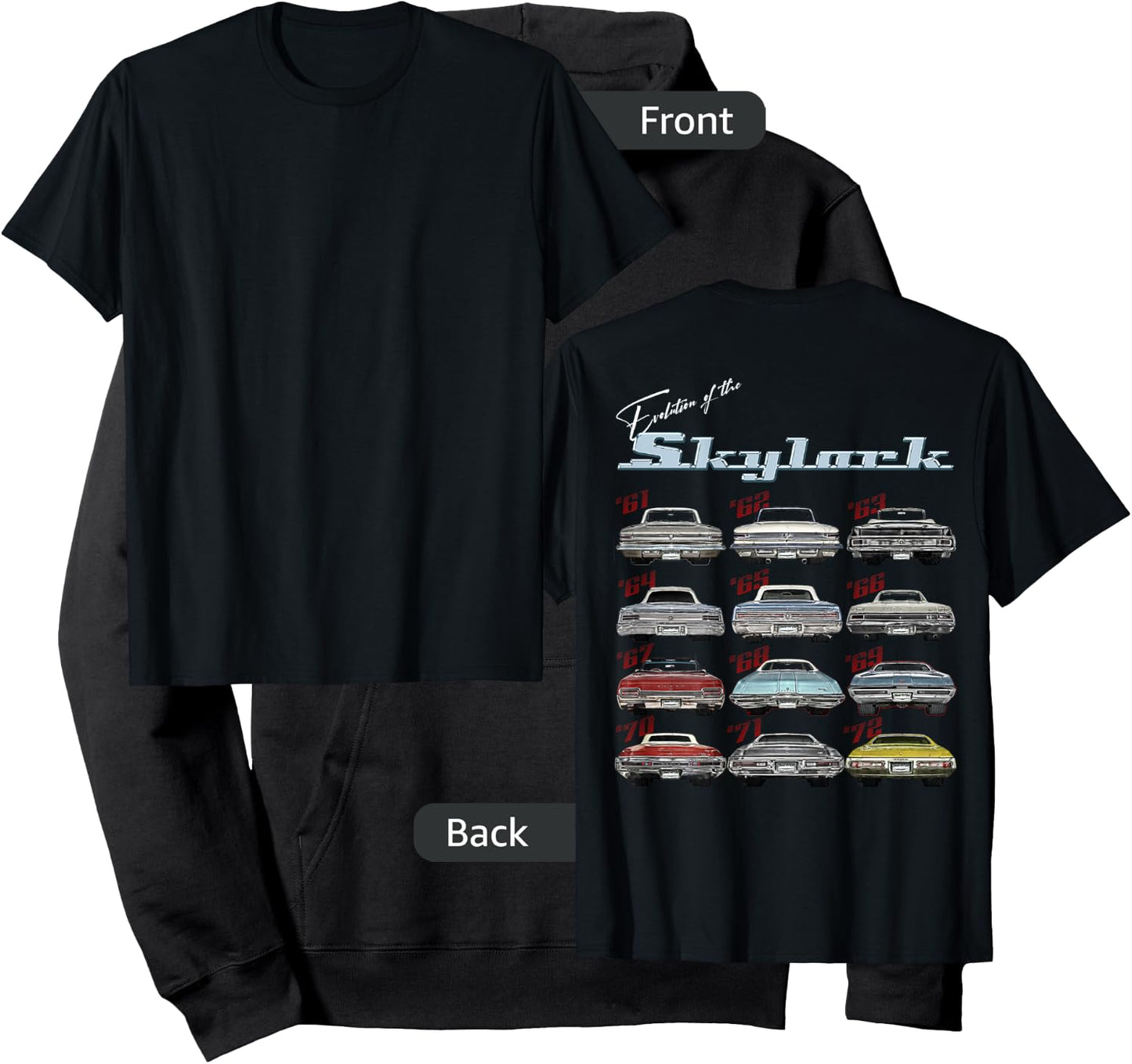 Evolution, Skylark, GS, 455, Limited, Gran, Grand, Sport, Muscle Car Hoodie - Hoodie | Black