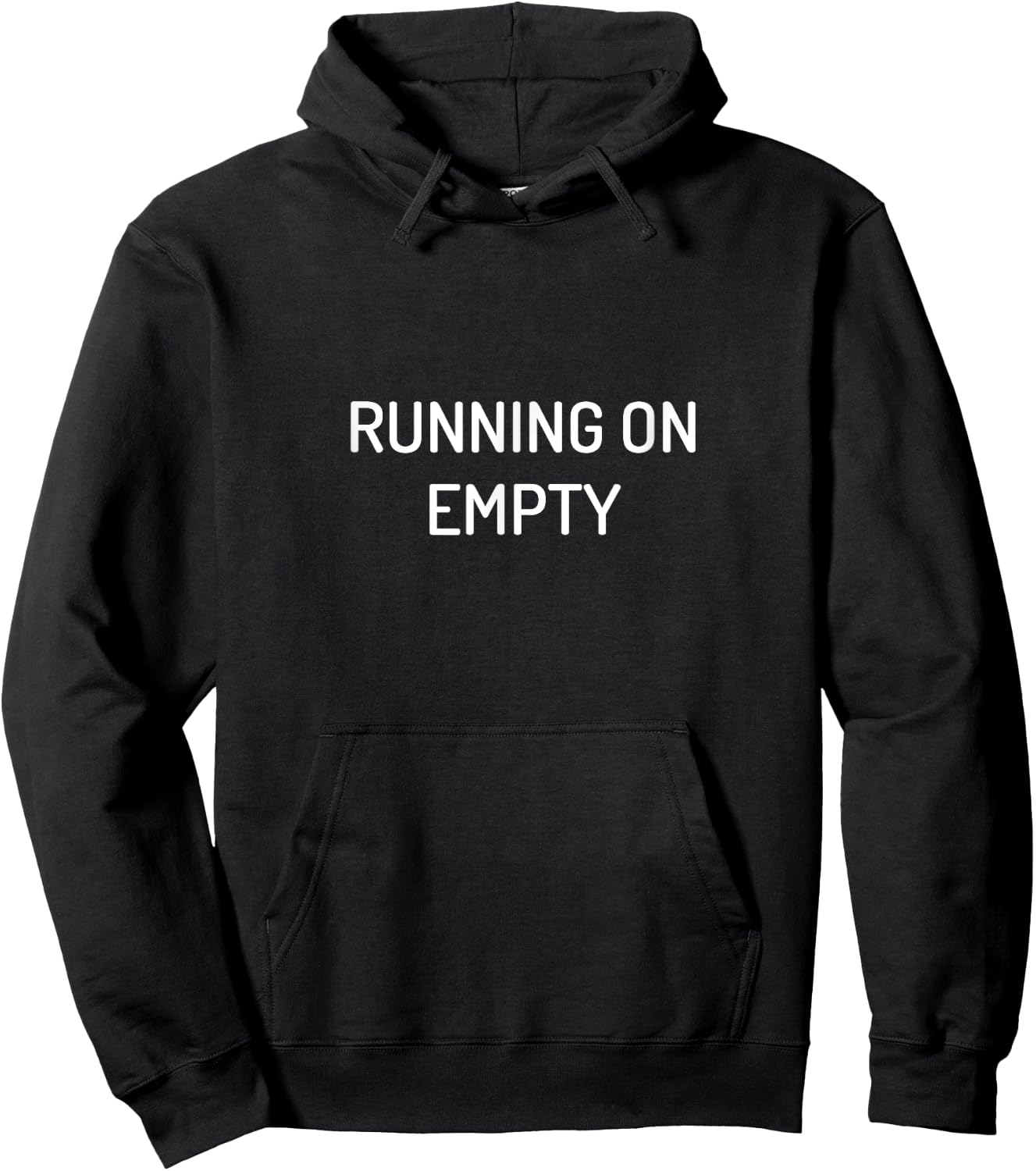 Running on Empty Hoodie - Hoodie | Black