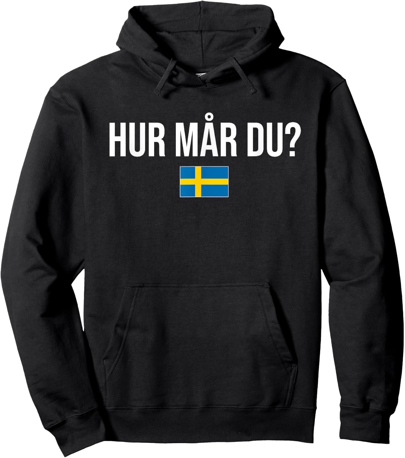 How Are You Swedish Sweden Hoodie - Hoodie | Black