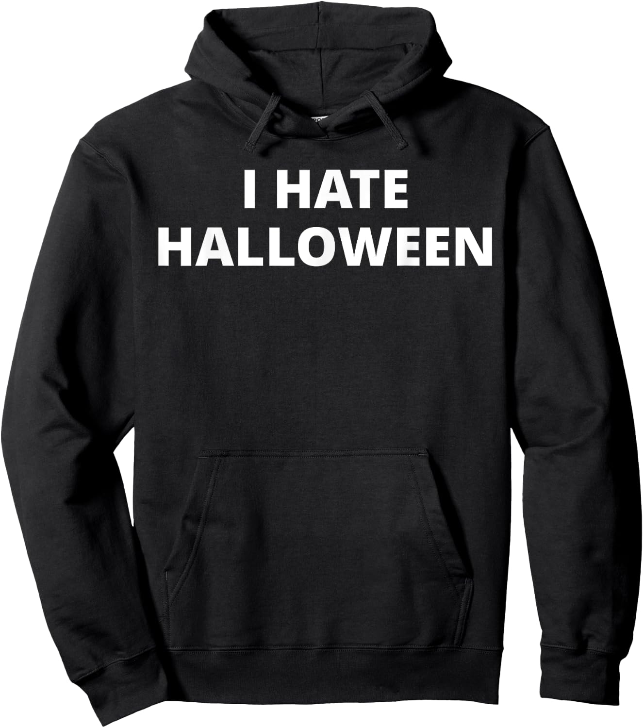 I Hate Halloween Hoodie - Hoodie | Black