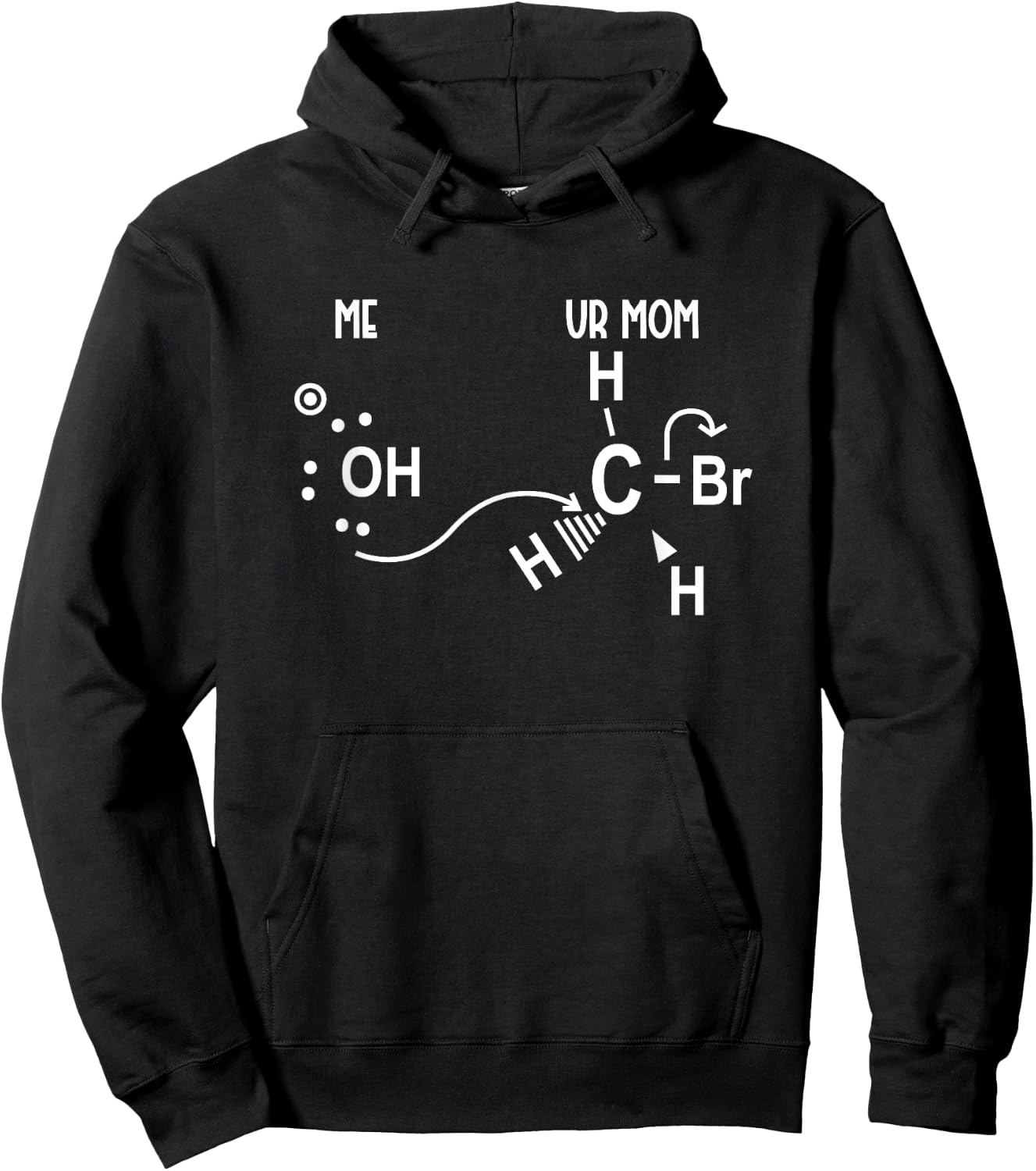 Backside Attack Funny Chemistry Hoodie - Hoodie | Black