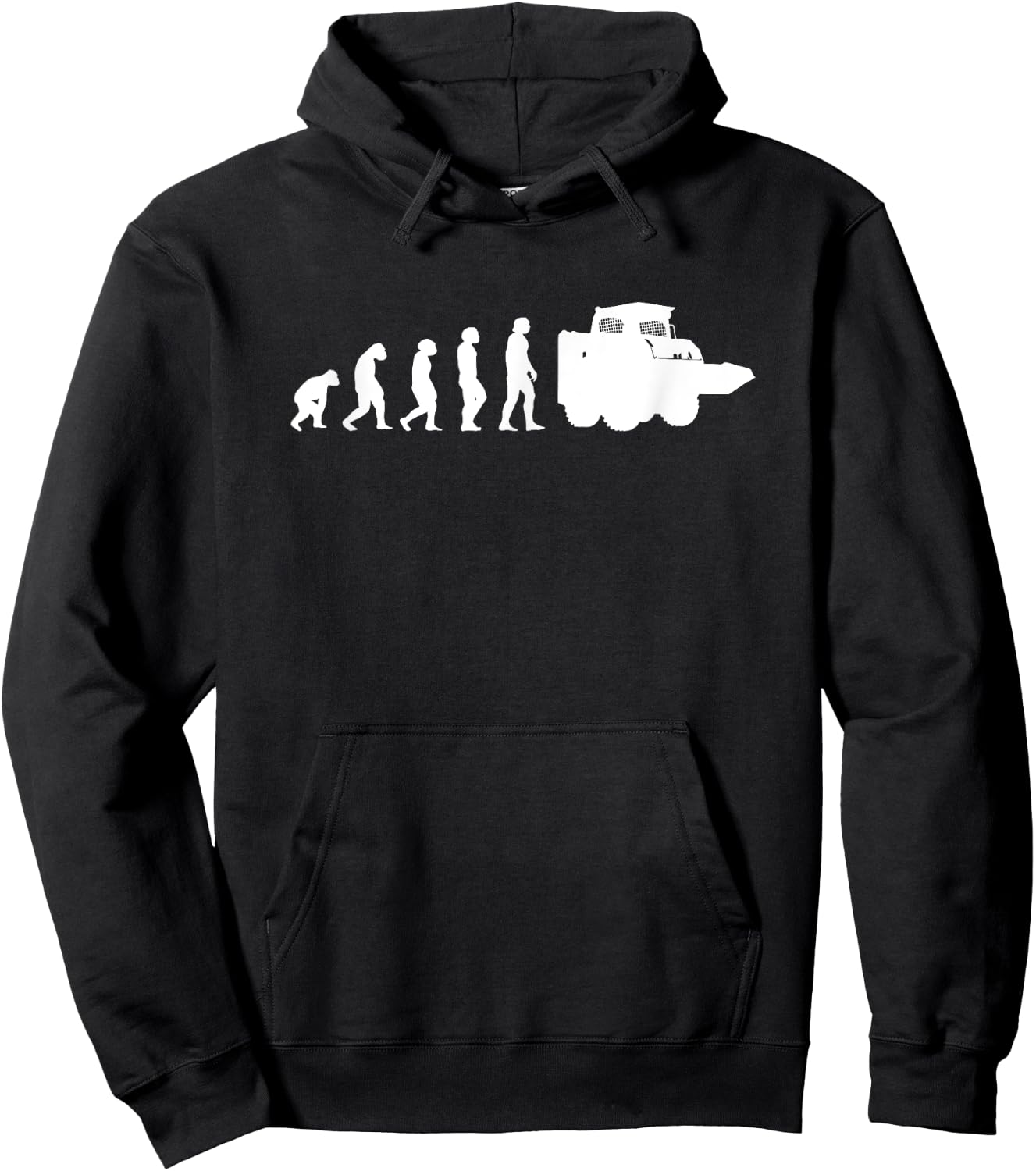 Skid Steer Loader Evolution Skid Steer Operator Hoodie - Hoodie | Black