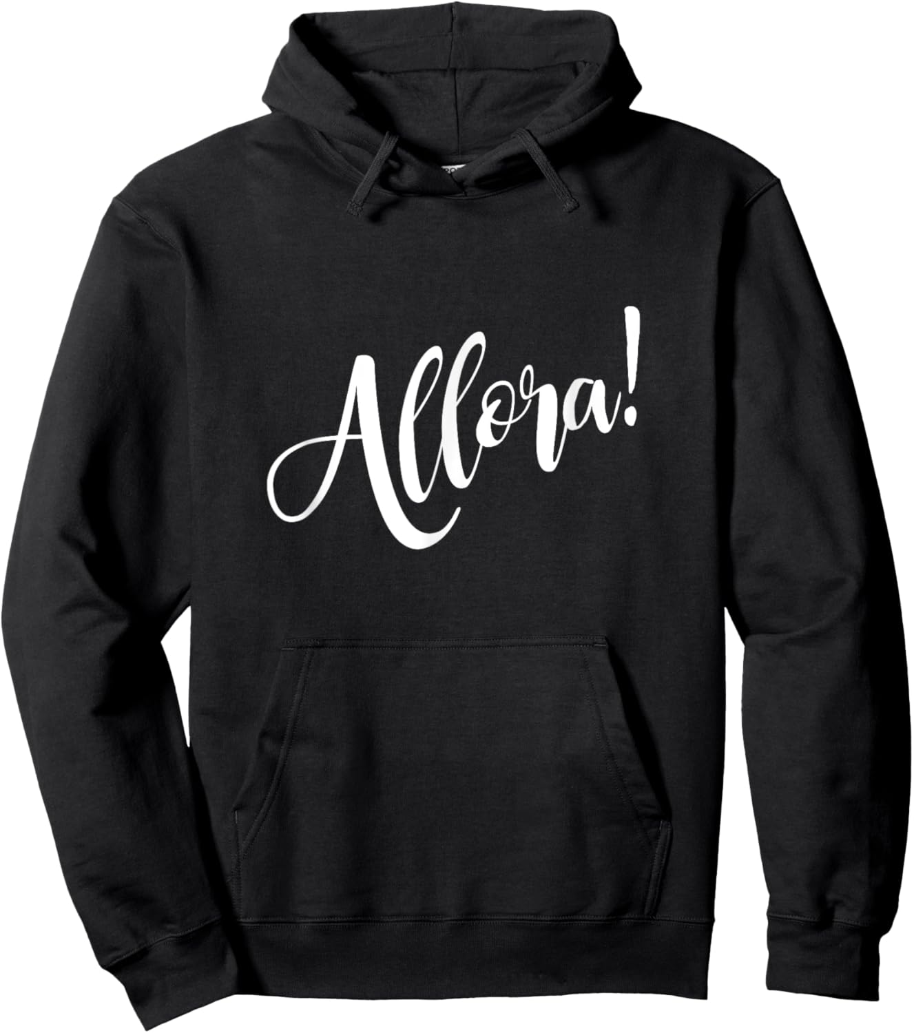 Allora! Funny Italian Hoodie - Hoodie | Black