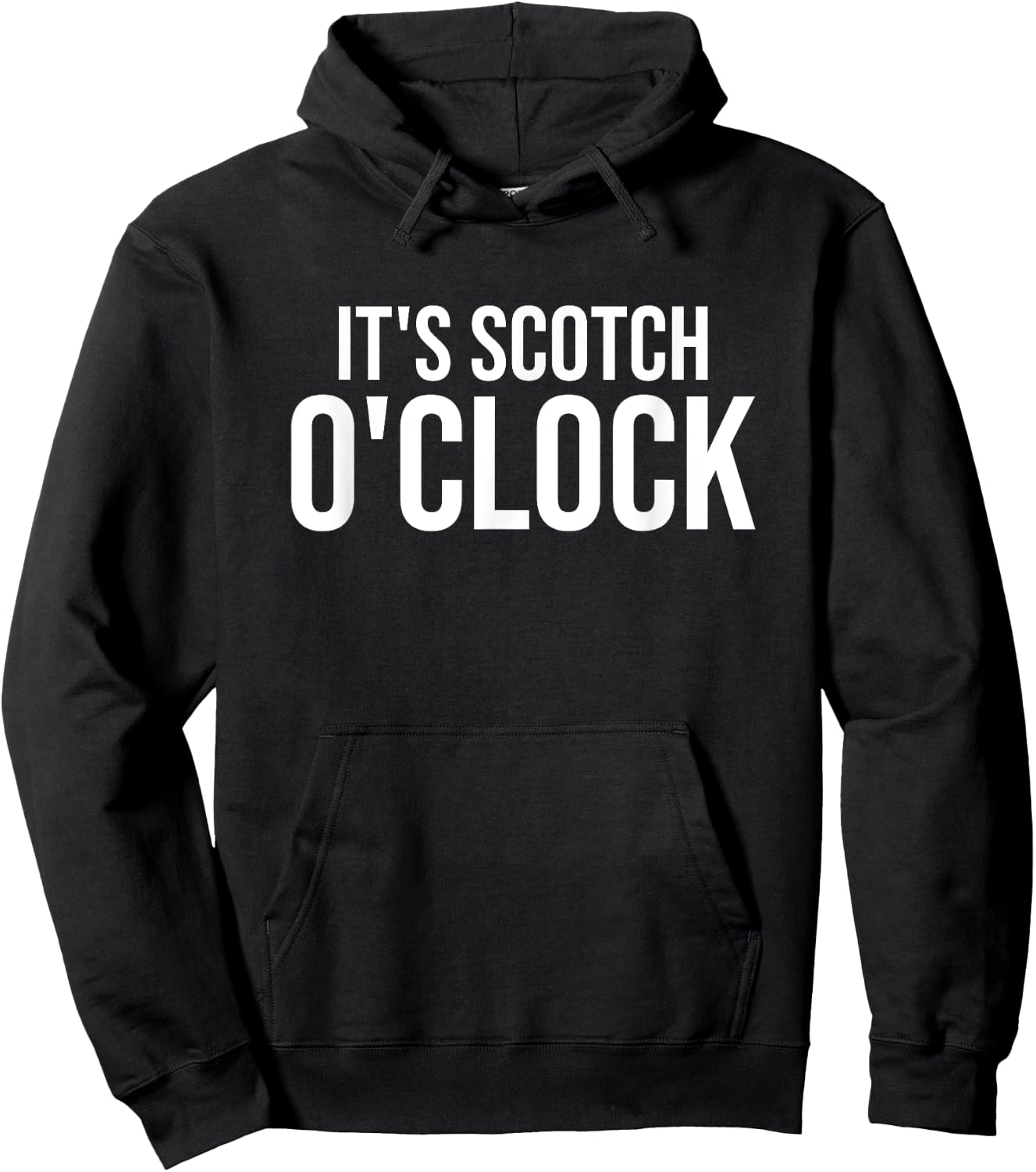 It's Scotch O'Clock Hoodie - Hoodie | Black