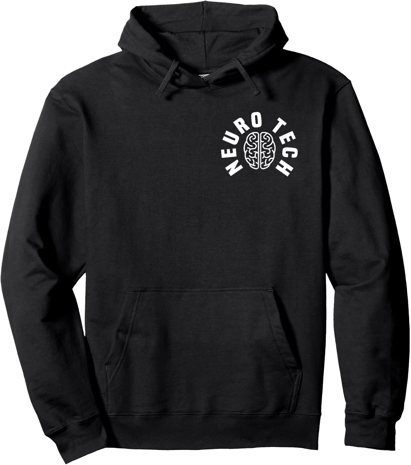 Neuro Tech Pocket Outfit Neurology Nursing EEG Brain Waves Hoodie - Hoodie | Black