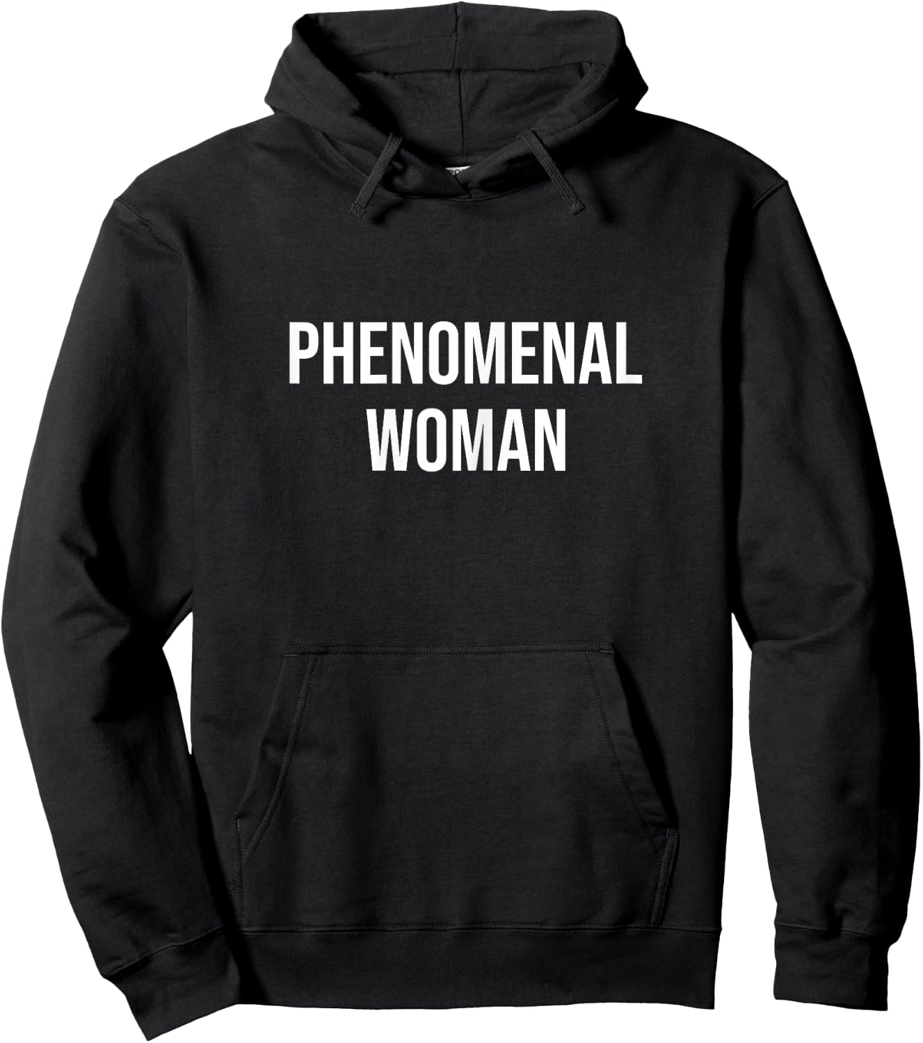 Phenomenal Woman Hoodie - Hoodie | Black