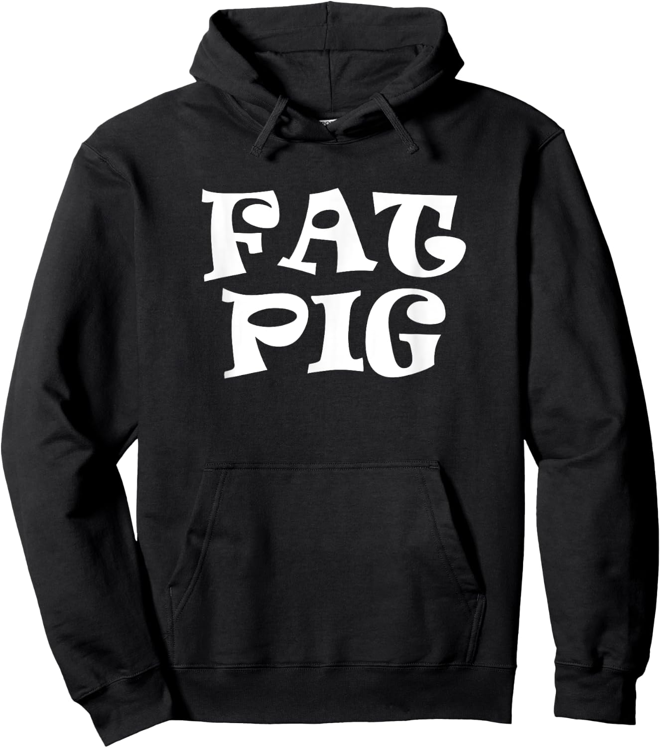 Fat Pig Hoodie - Hoodie | Black