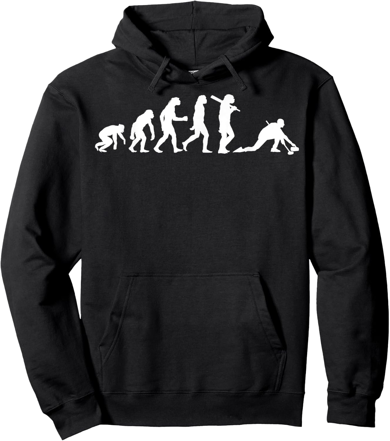 Funny Curling Gift Women Curling Team Stone Player Hoodie - Hoodie | Black