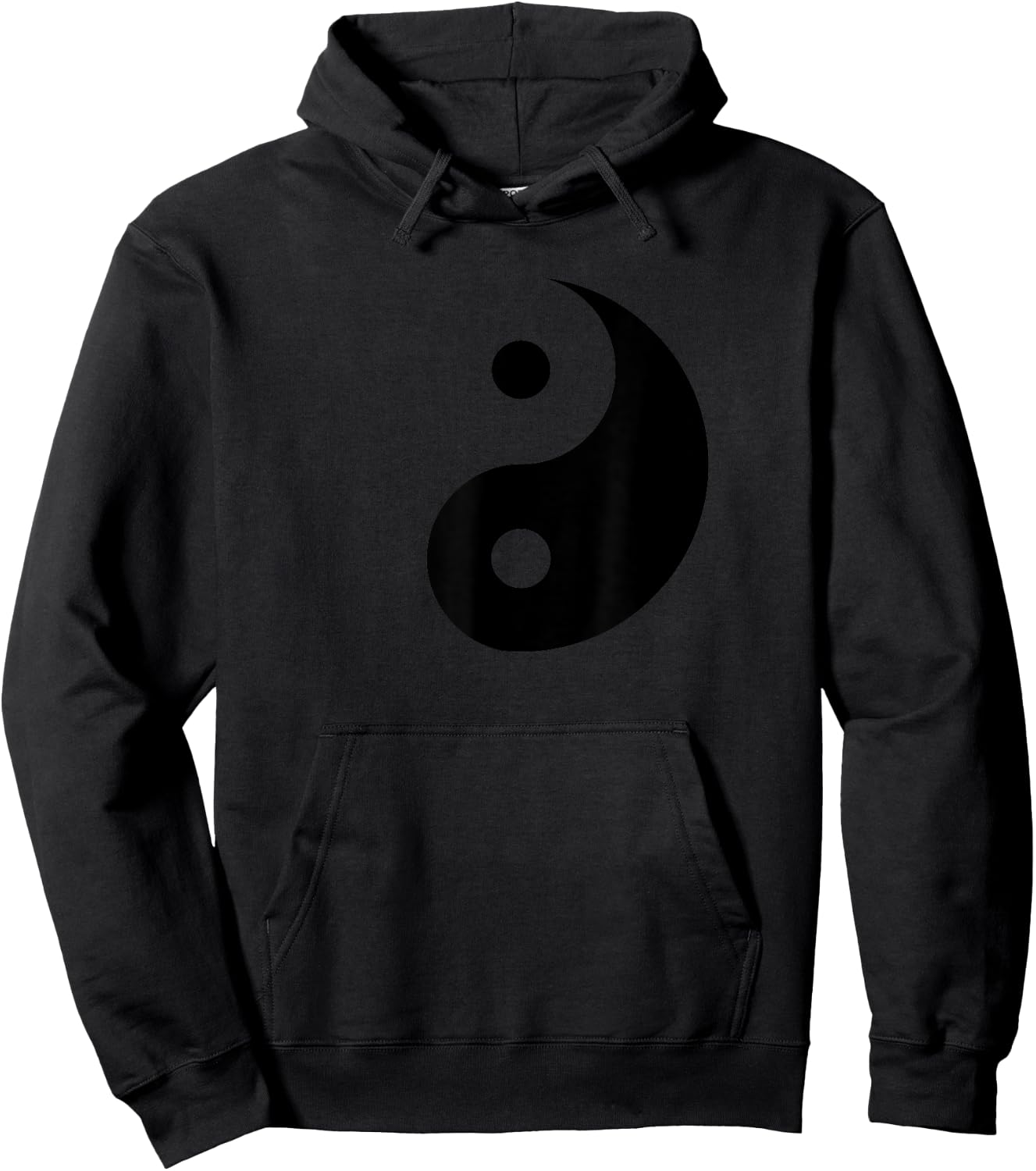Miftees Yin Yang -Adults Blue Yin Yang Hoodie - Hoodie | Black