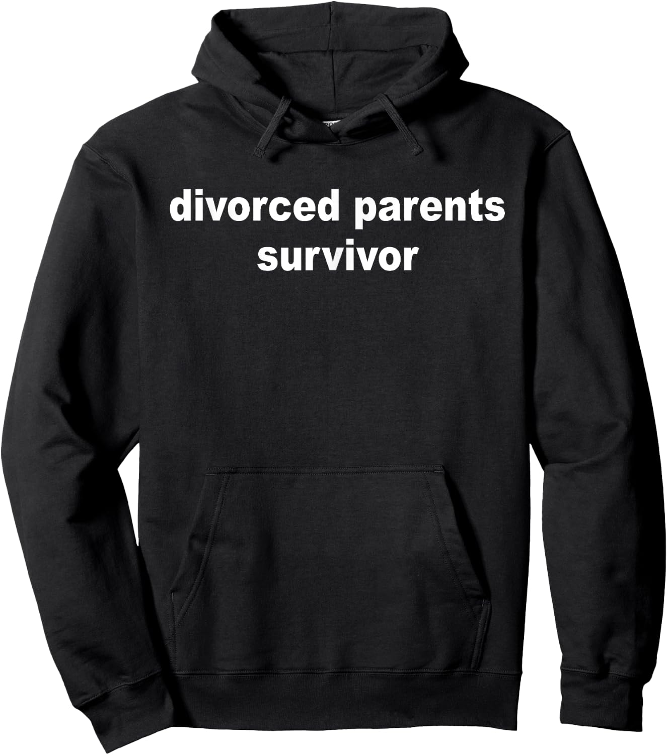 Divorced Parents Survivor Apparel Hoodie - Hoodie | Black