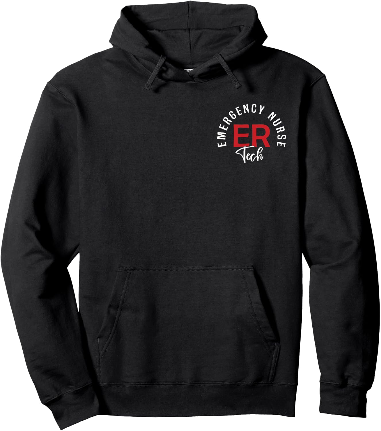 Emergency Department Tech Emergency Room Tech ER Tech Hoodie - Hoodie | Black