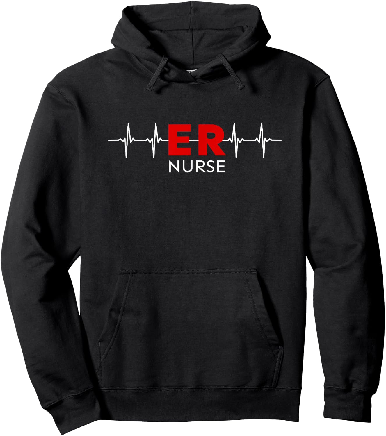 ER Nurse Emergency Department Registered Nurses Hoodie - Hoodie | Black