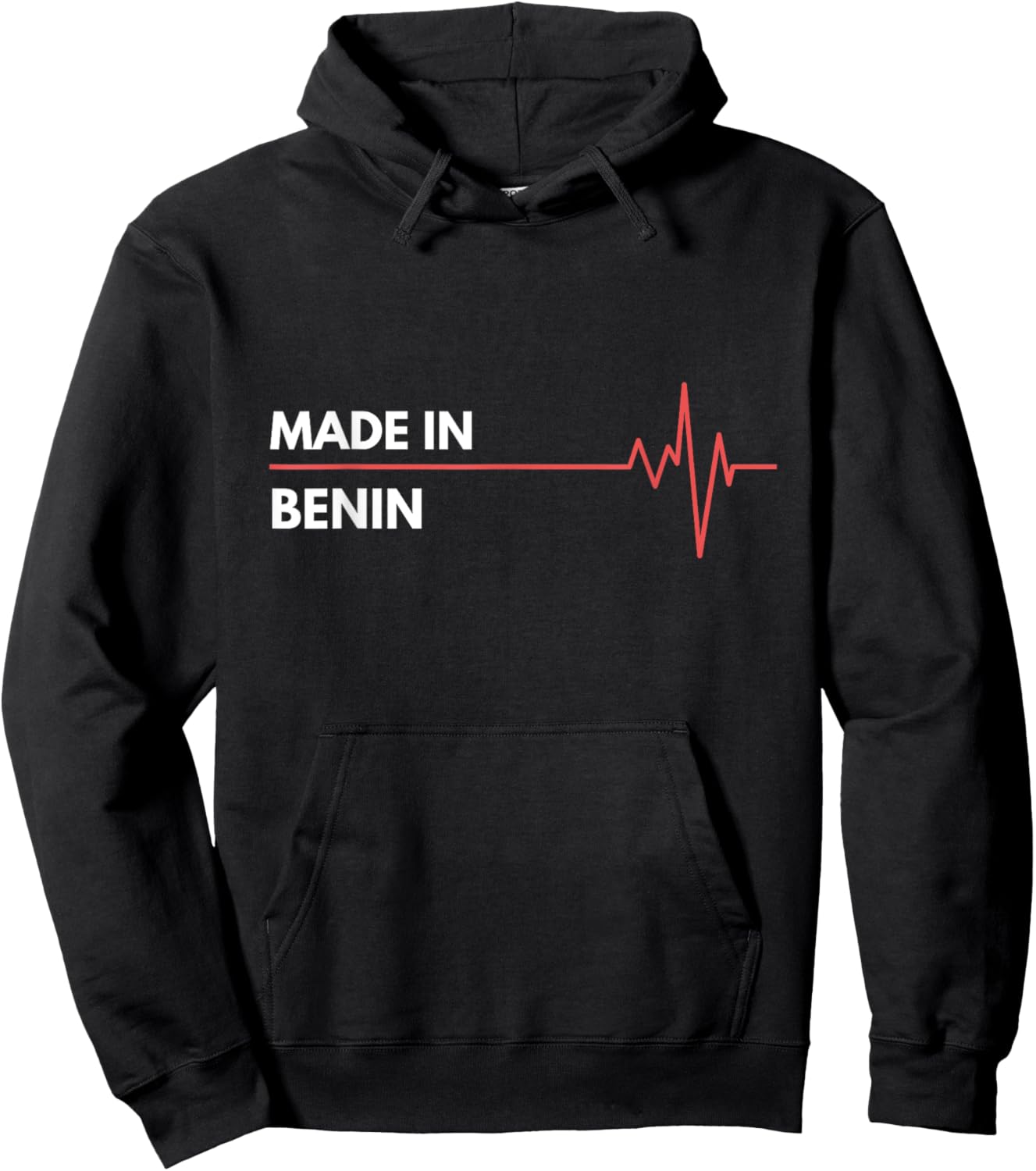 Made In Benin Born In Country Of Birth Hoodie - Hoodie | Black