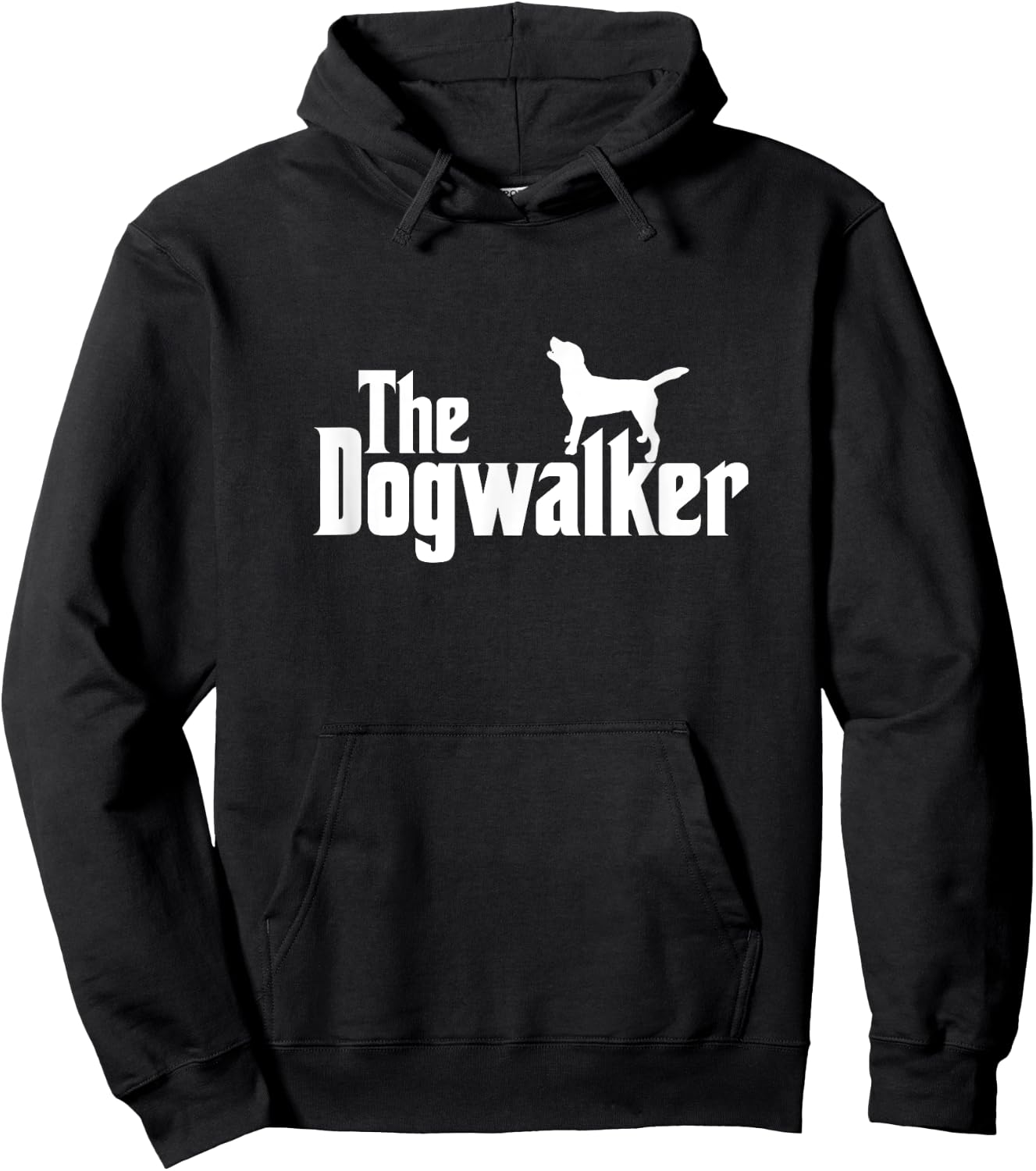The Dogwalker Professional Dog Walker Dogs Puppies Lover Hoodie - Hoodie | Black