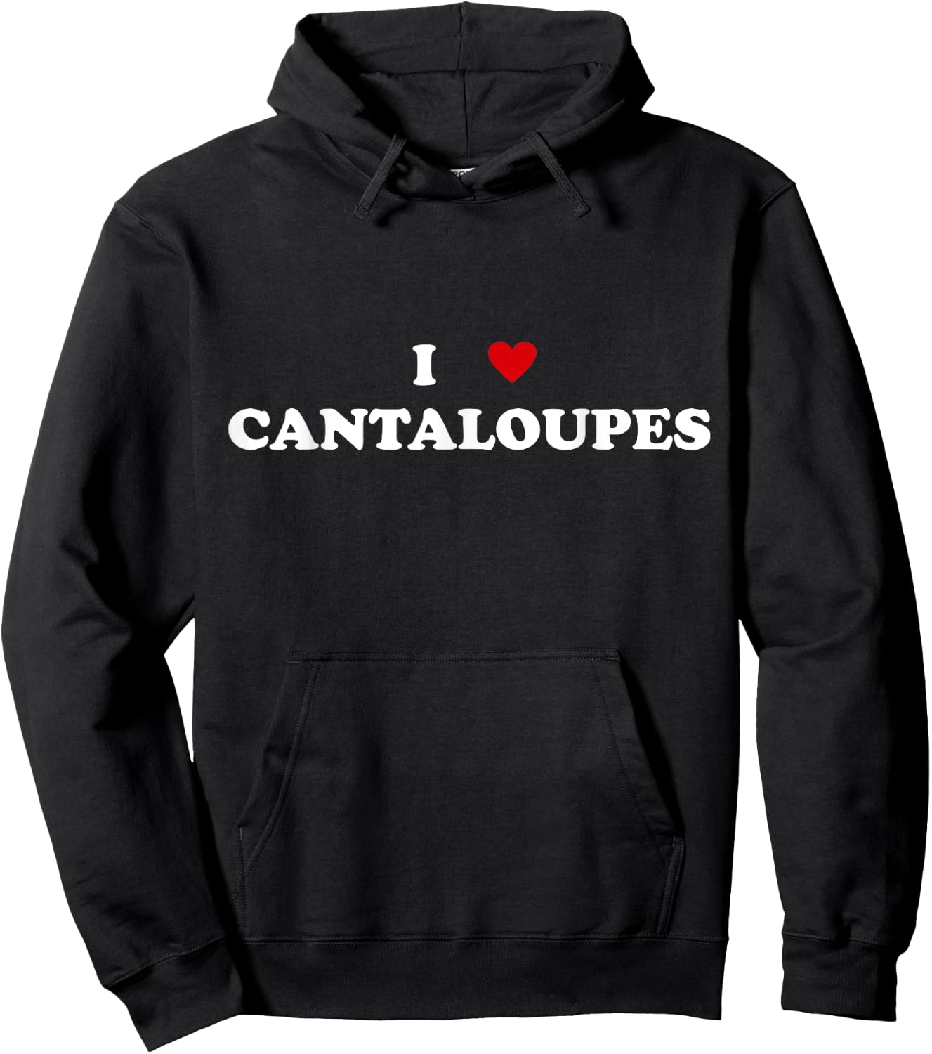 I Heart Crops Farming Farmer - I Love Cantaloupe Hoodie - Hoodie | Black