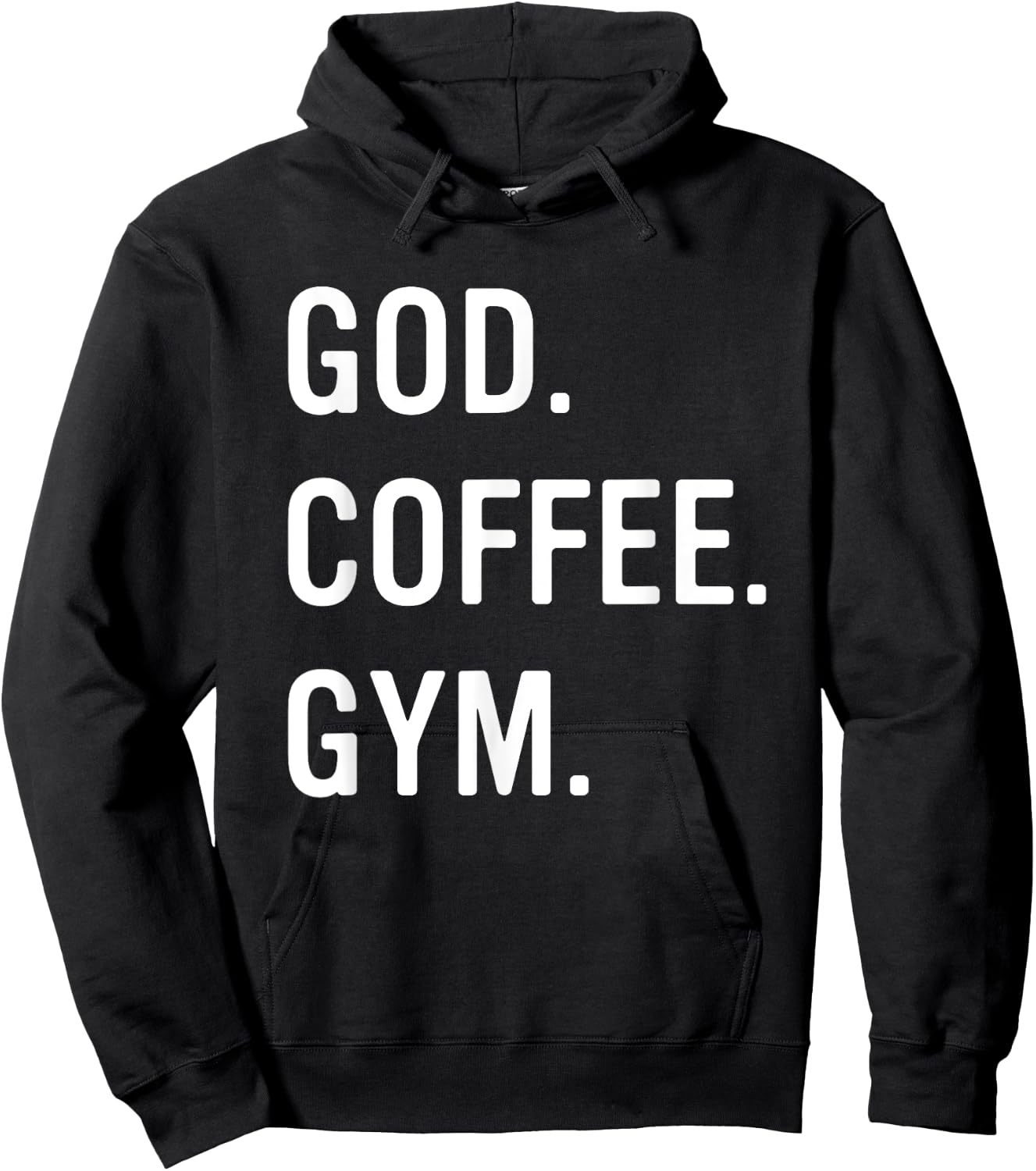 Christian God Coffee Gym Workout Women Hoodie - Hoodie | Black
