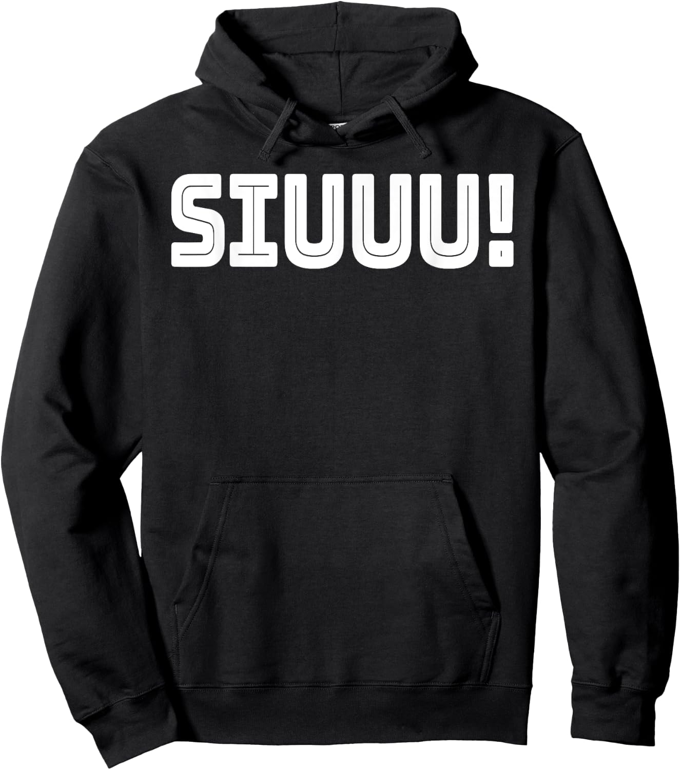 Siuuu Hoodie - Hoodie | Black