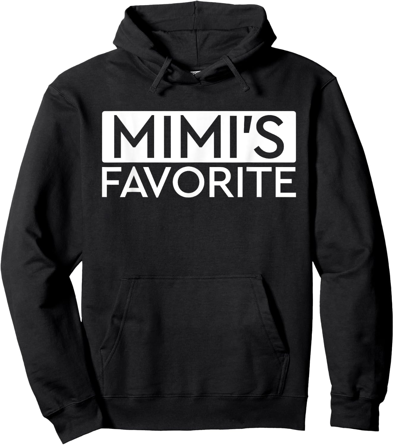 Mimi's Favorite Grandparent's Day Grandchild Mimi's Favorite Hoodie - Hoodie | Black