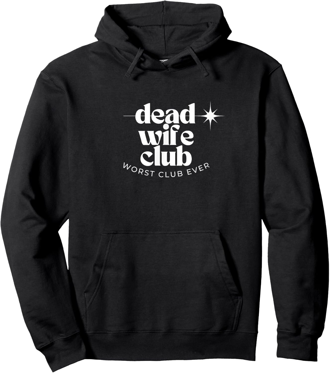 Dead Wife Club Summer 2023 White Hoodie - Hoodie | Black