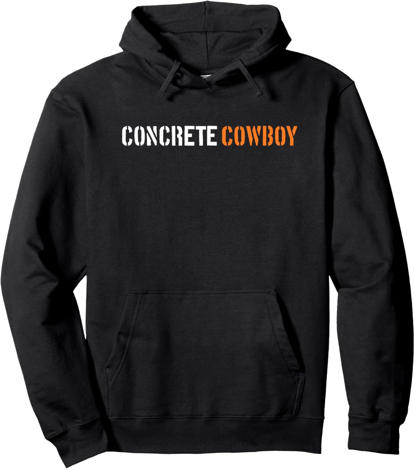 For Cowboys at Heart | Concrete Cowboy Hoodie - Hoodie | Black
