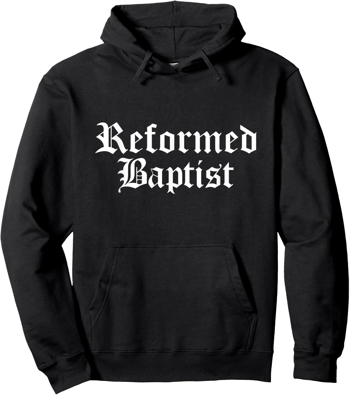 1689 Reformed Baptist Theology Graphic Particular Baptists Hoodie - Hoodie | Black