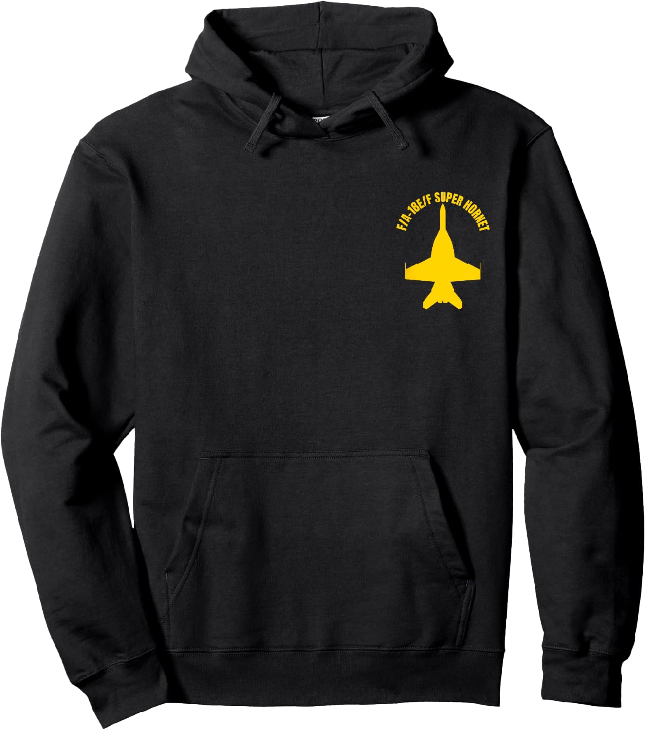 FA-18 Military Fighter Jet Aircraft Design Hoodie - Hoodie | Black