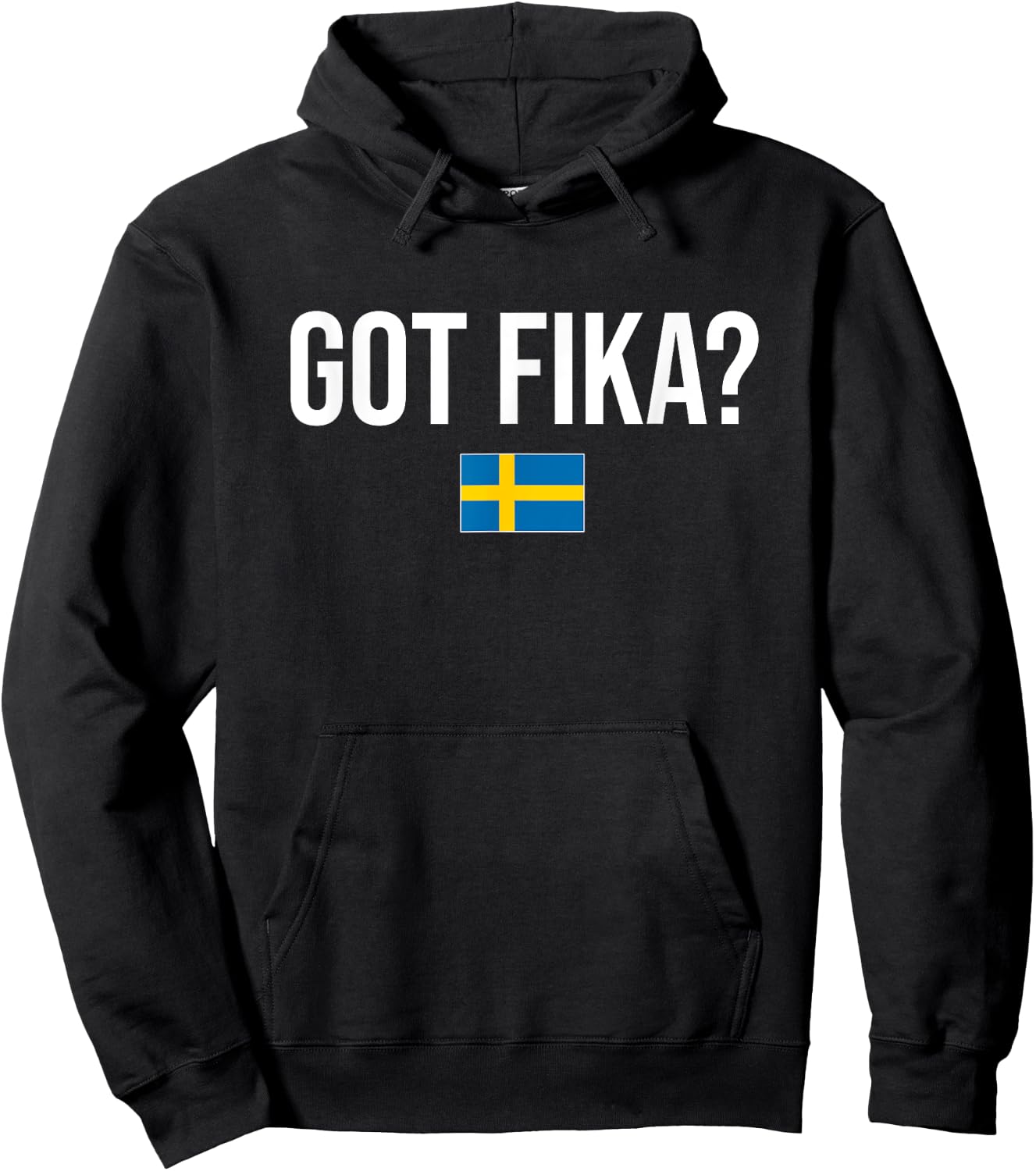 Got Fika Swedish Sweden Hoodie - Hoodie | Black