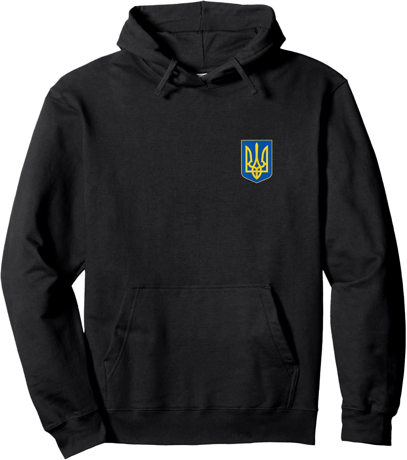 Ukrainian Trident Emblem Coat of Arms Logo Hoodie - Hoodie | Black
