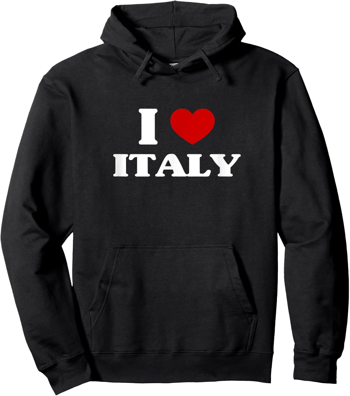 Italy I Heart Italy Souvenir I Love Italy Hoodie - Hoodie | Black