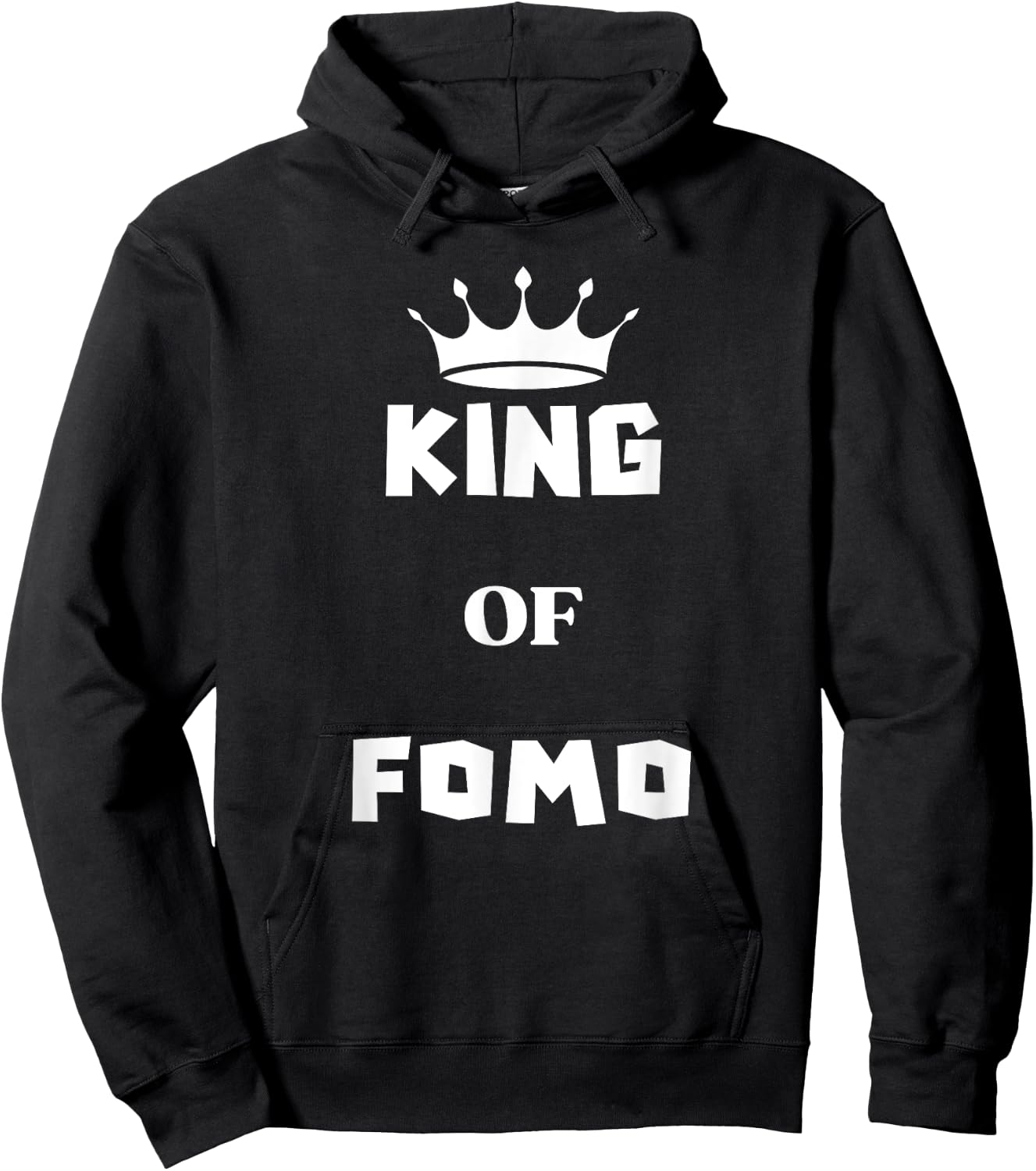 King Of FOMO Hoodie - Hoodie | Black