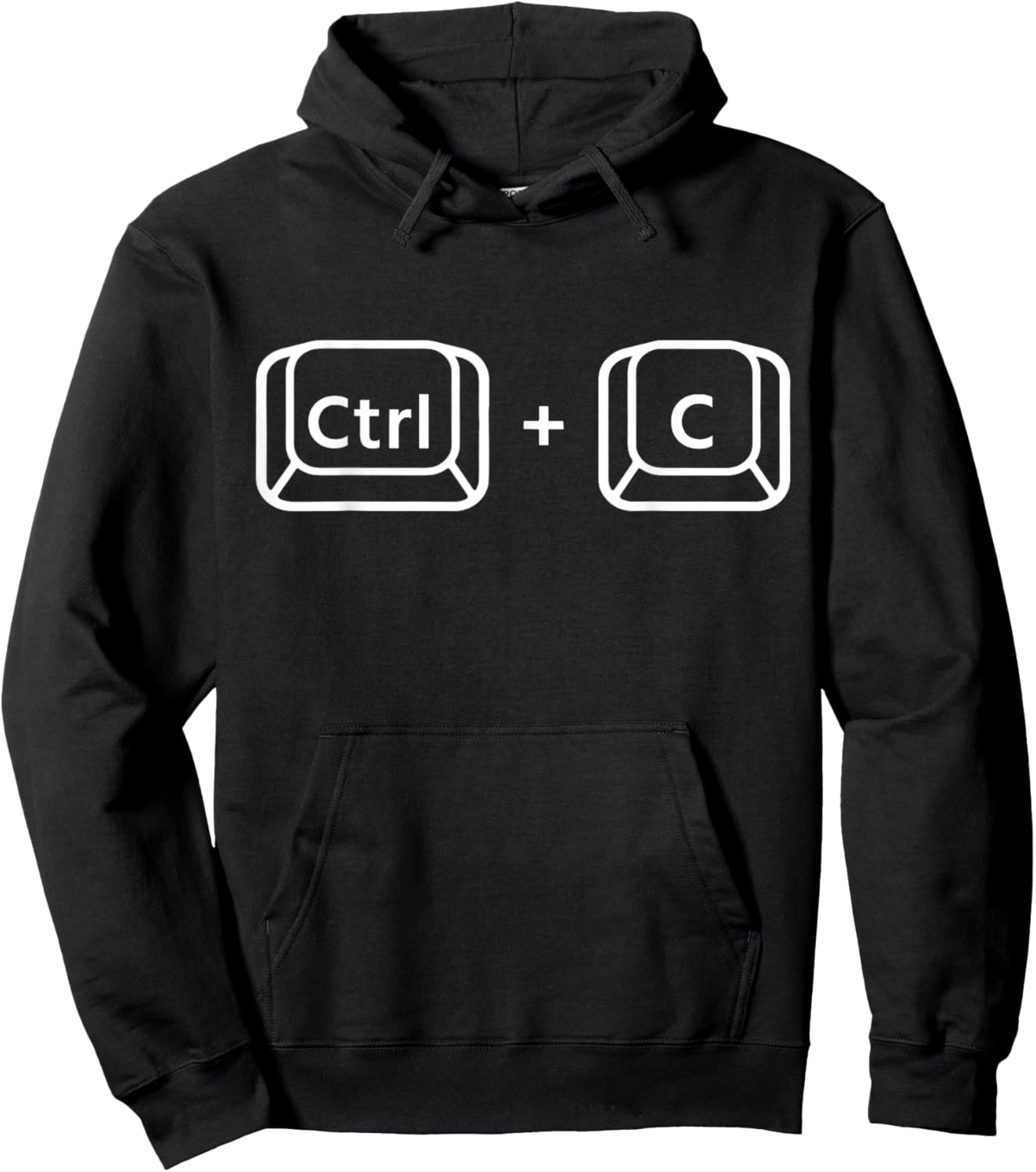 Fathers Day Gift Ctrl C & Ctrl V Dad & Baby Matching New Dad Hoodie - Hoodie | Black