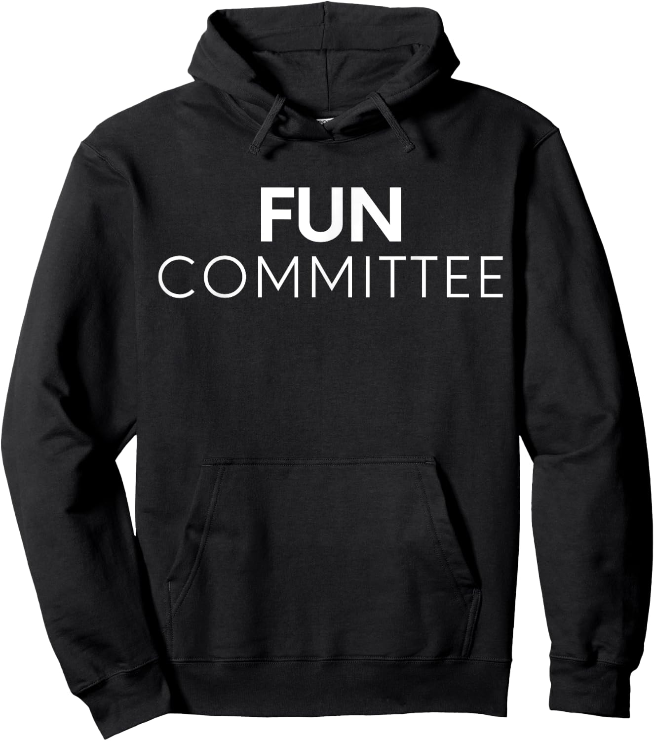 Funny Saying Fun Committee Sassy Sarcastic Pun Gag Women Men Hoodie - Hoodie | Black