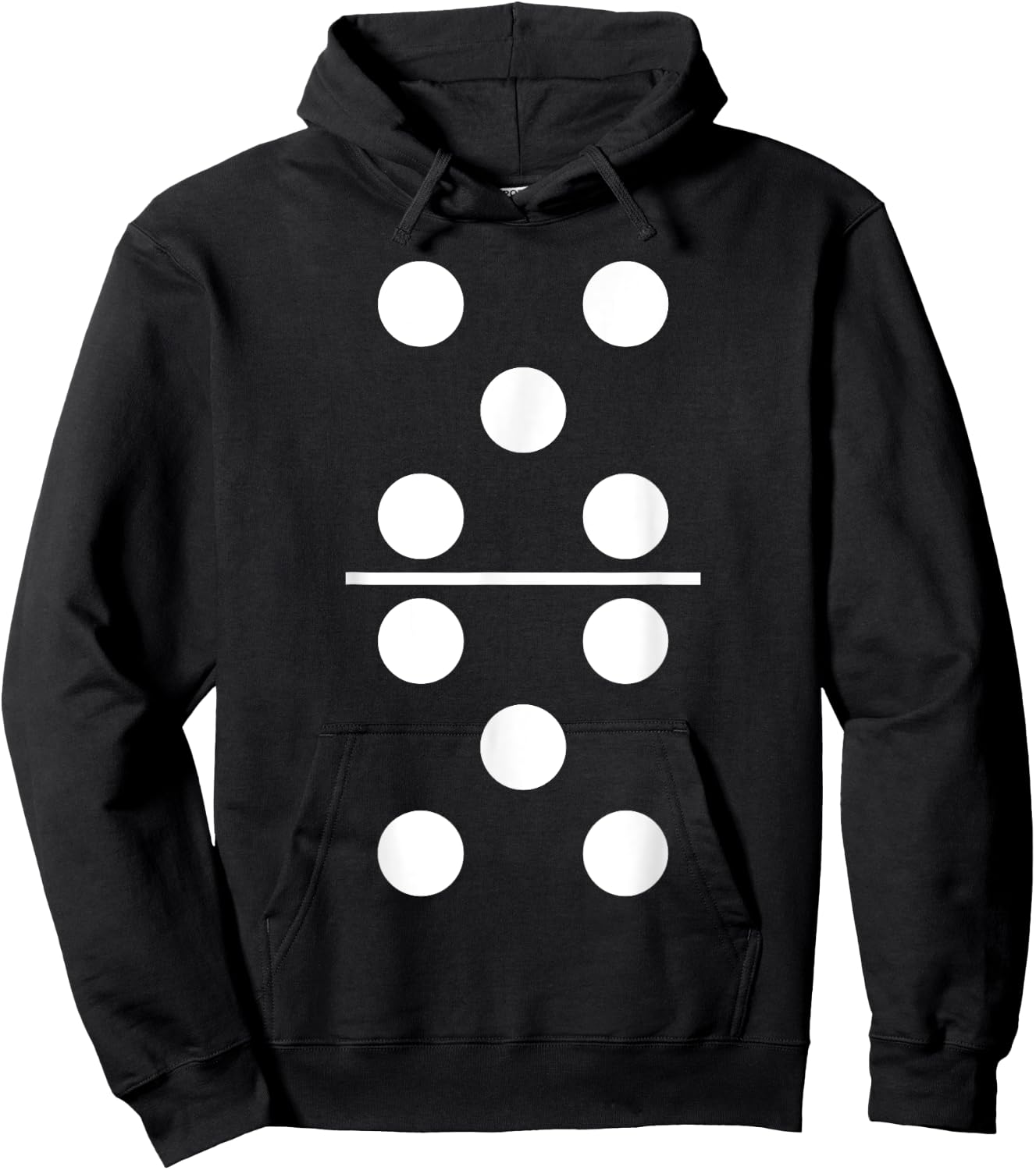 Domino Game 5 5 Matching Halloween Group Costume Hoodie - Hoodie | Black