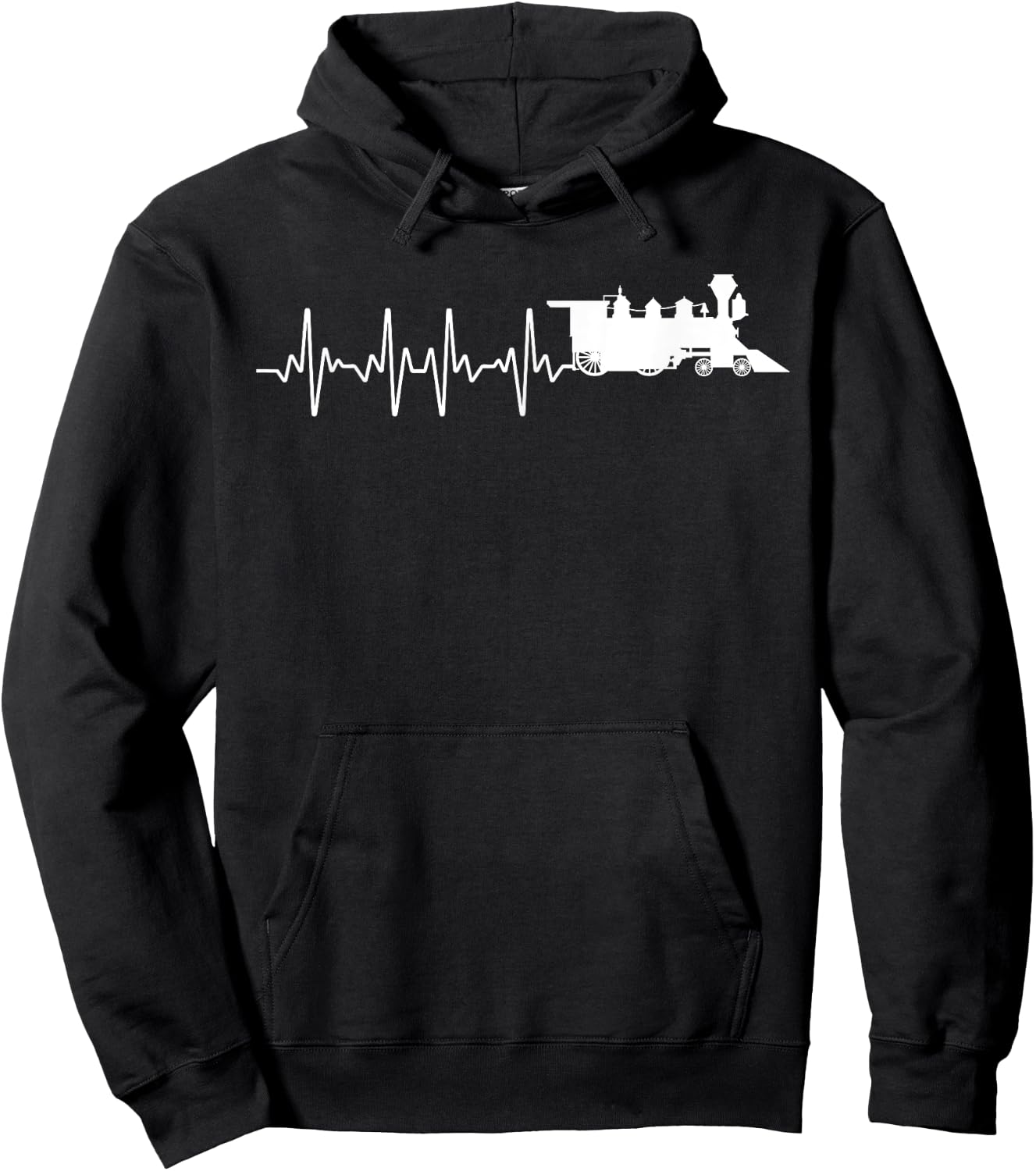 Cool Train Art Boys Locomotive Model Train Collector Hoodie - Hoodie | Black