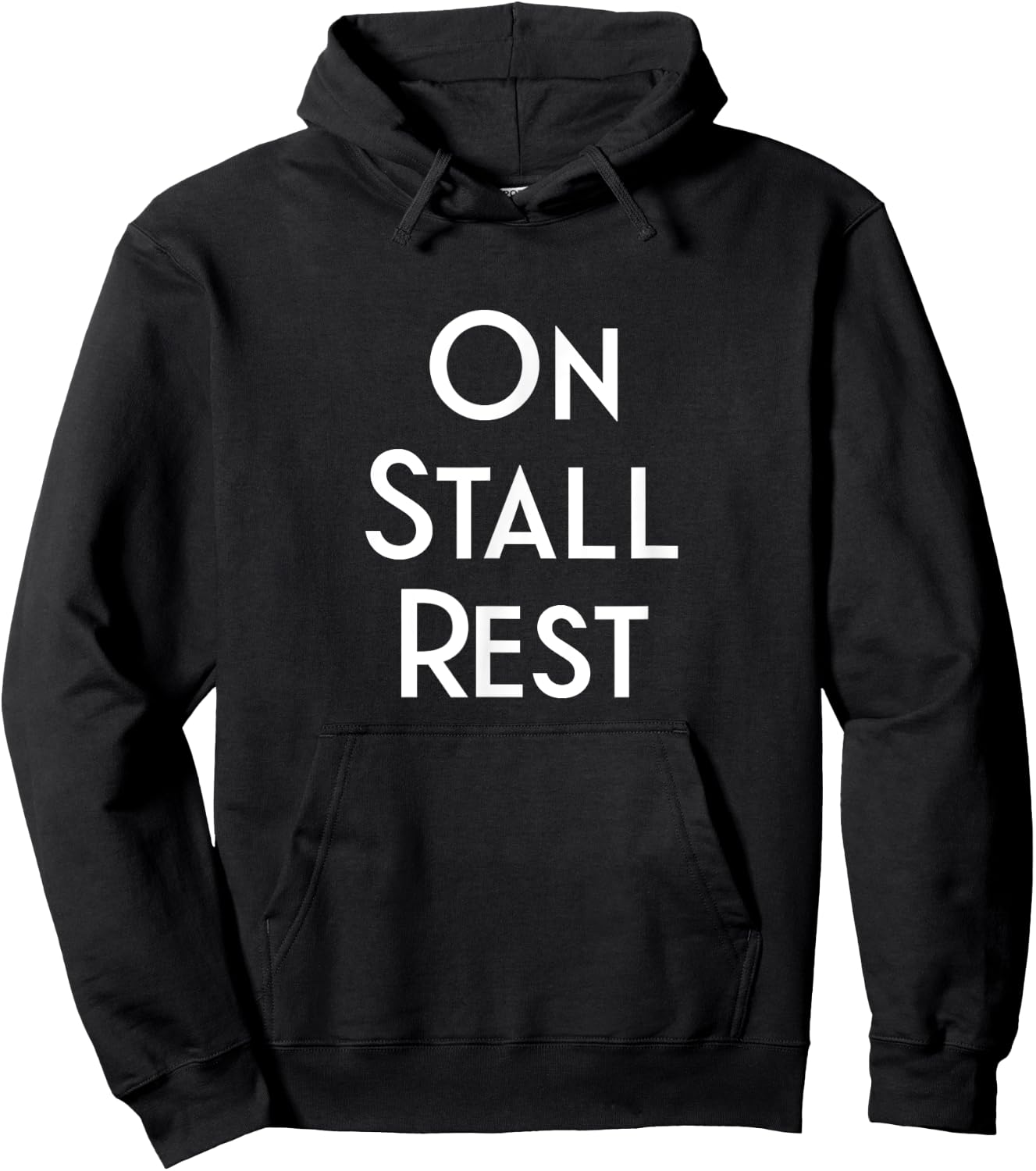 Get Well Horse Gifts On Stall Rest Hoodie - Hoodie | Black