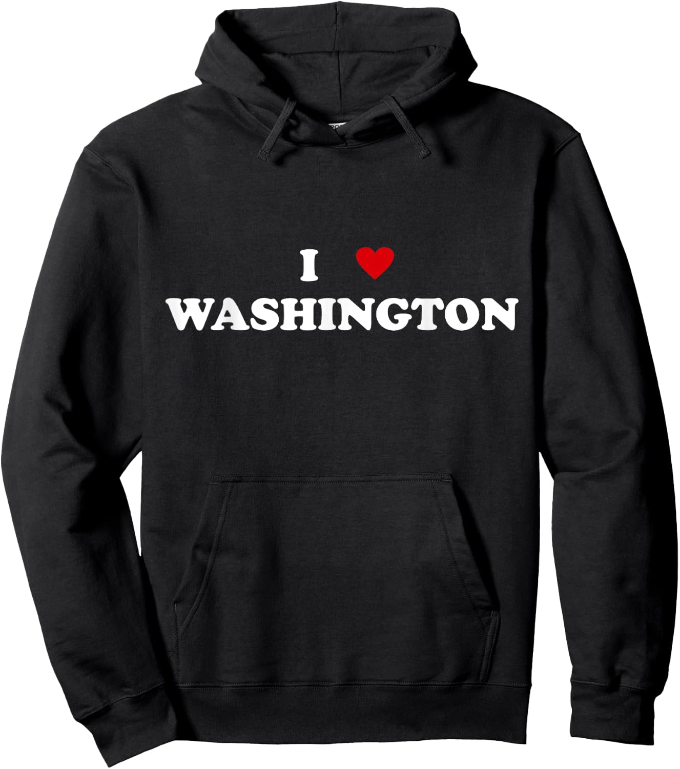 USA I Heart State - I Love Washington Hoodie - Hoodie | Black