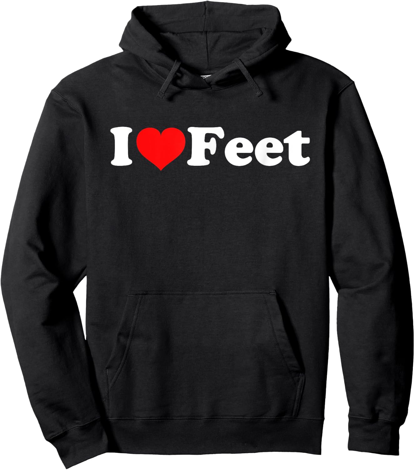 I Love Feet Hoodie - Hoodie | Black