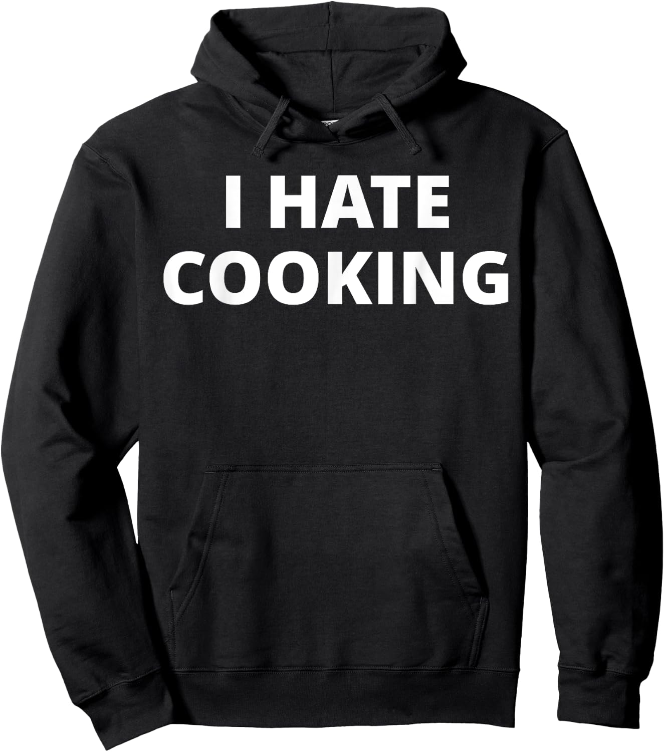 I Hate Cooking Hoodie - Hoodie | Black