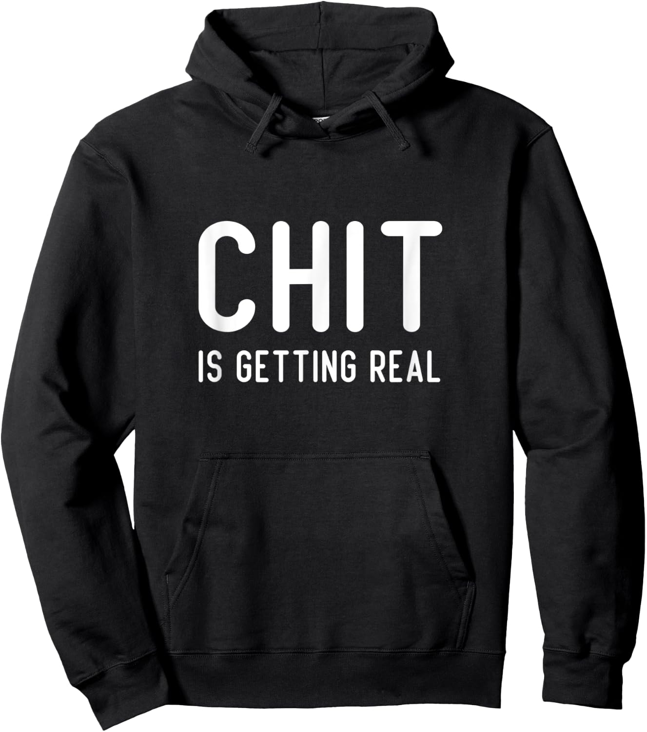 Funny Chef Cook Kitchen Chit Is Getting Real Sarcastic Chef Hoodie - Hoodie | Black