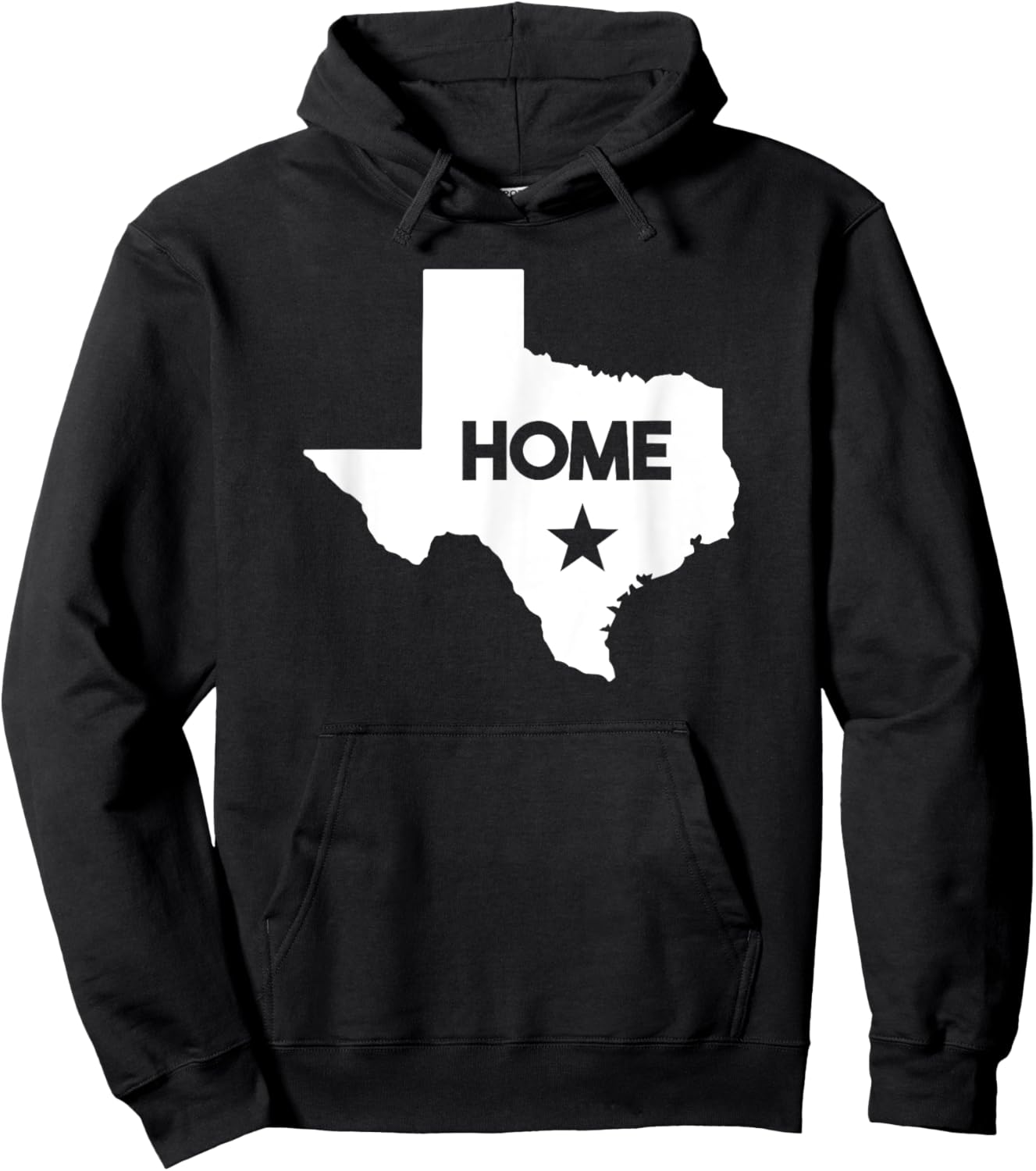 Texas Home Hoodie - Hoodie | Black
